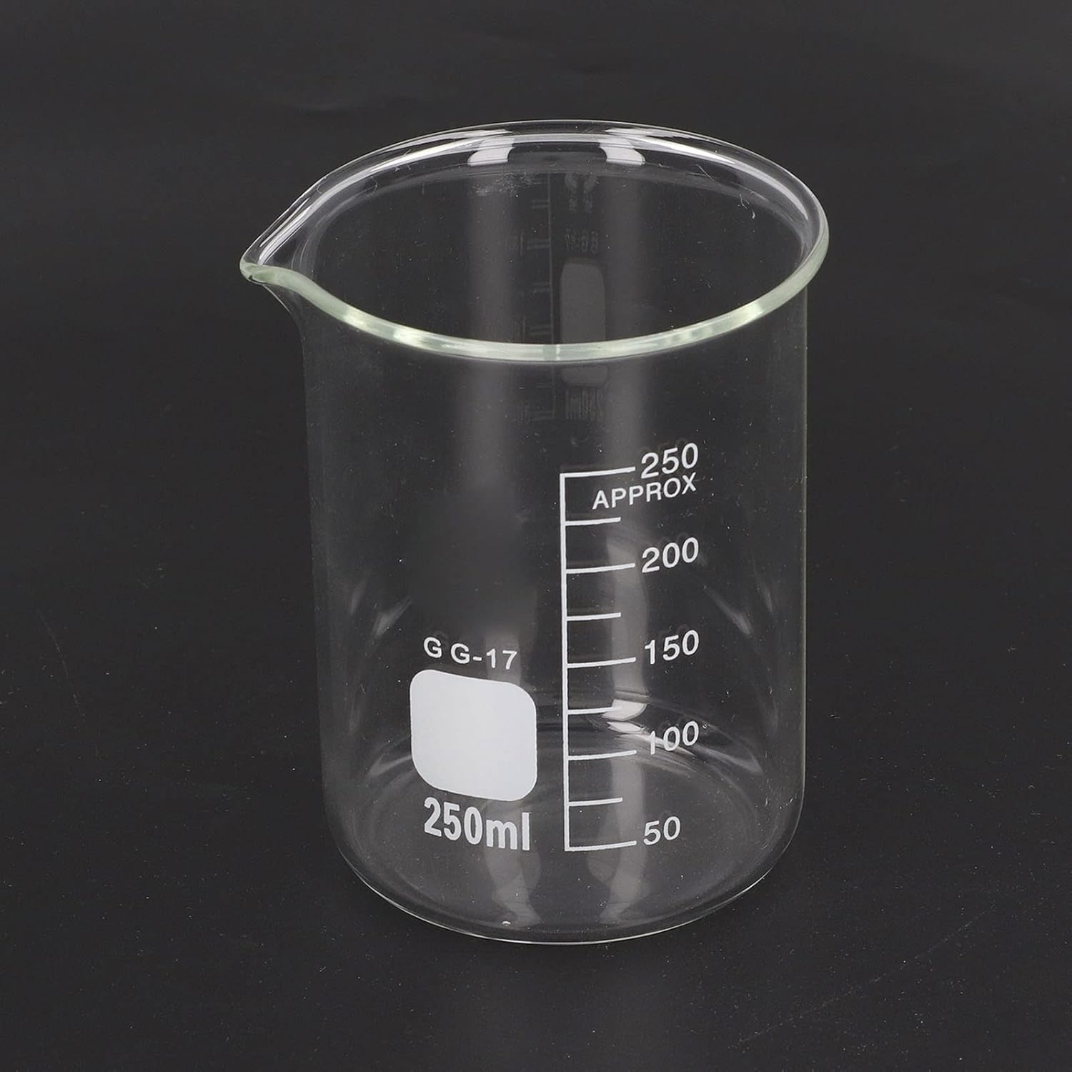 Glass Beaker, 10Pcs 250Ml Lab Beakers Glass Graduated Beaker Set, Professional Borosilicate Glass Measuring Beakers for Laboratories Classrooms image number 6