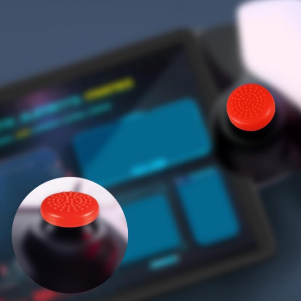 8Pcs Silicone Joystick Covers,Thumb Grip Caps Controller,Thumb Stick Caps for Playstation Portal,Compatible with PS5 PS4 Xbox One Xbox Series X/S Nintendo Switch Pro Joysticks image number 3