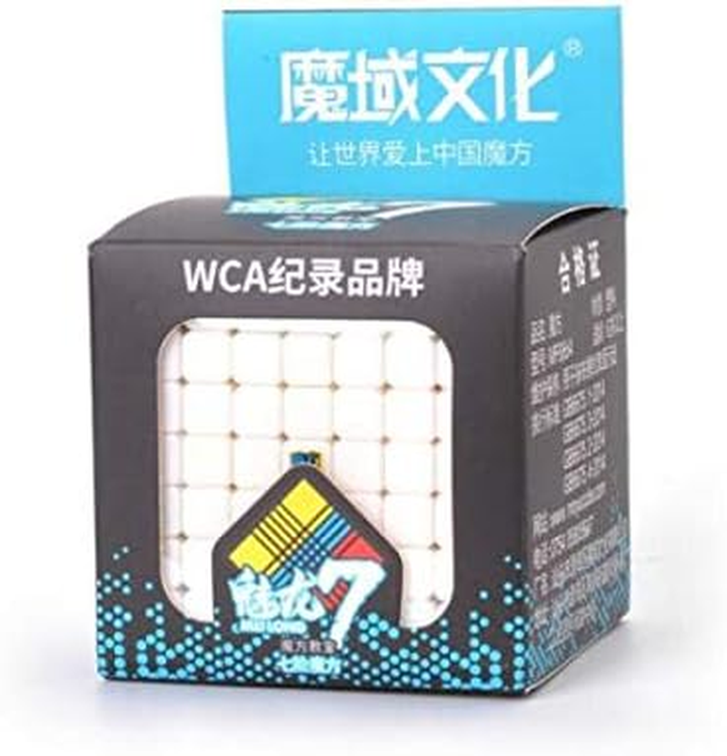 Cuberspeed Moyu Mofang Jiaoshi Meilong 7X7 Stickerless Magic Cube MFJS MEILONG 7X7X7 Cubing Classroom Meilong 7X7 Speed Cube