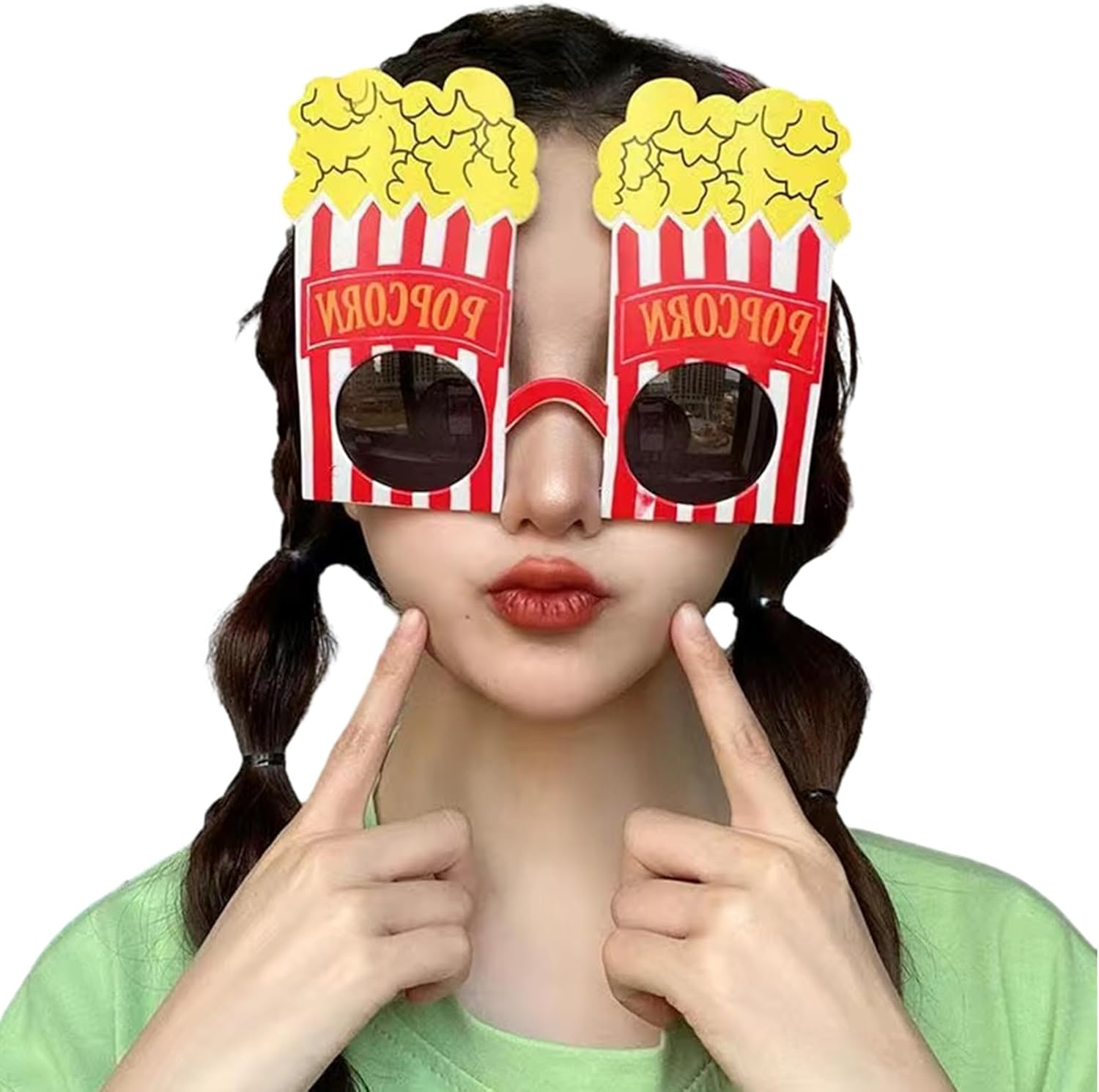 HOOLRZI Funny Party Sunglasses Party Favor Novelty Fancy Eyeglasses Photo Booth Props for Adults Teens Birthday Beach Party Fun and Quirky Glasses image number 2