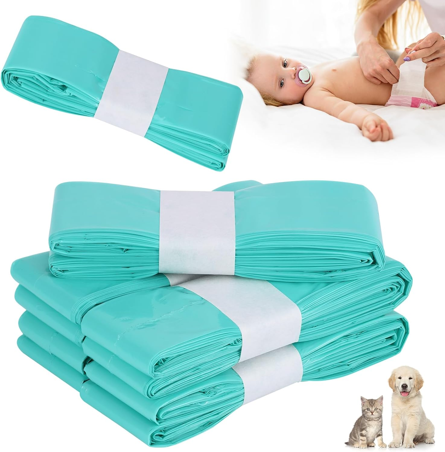 Cat Litter Refill Bags, 4.5 M Refill Bags for Litter, Pack of 10 Refill Container for Cat Litter Compatible with Litter Loose Refill Cassette (Without Cartridge) image number 1