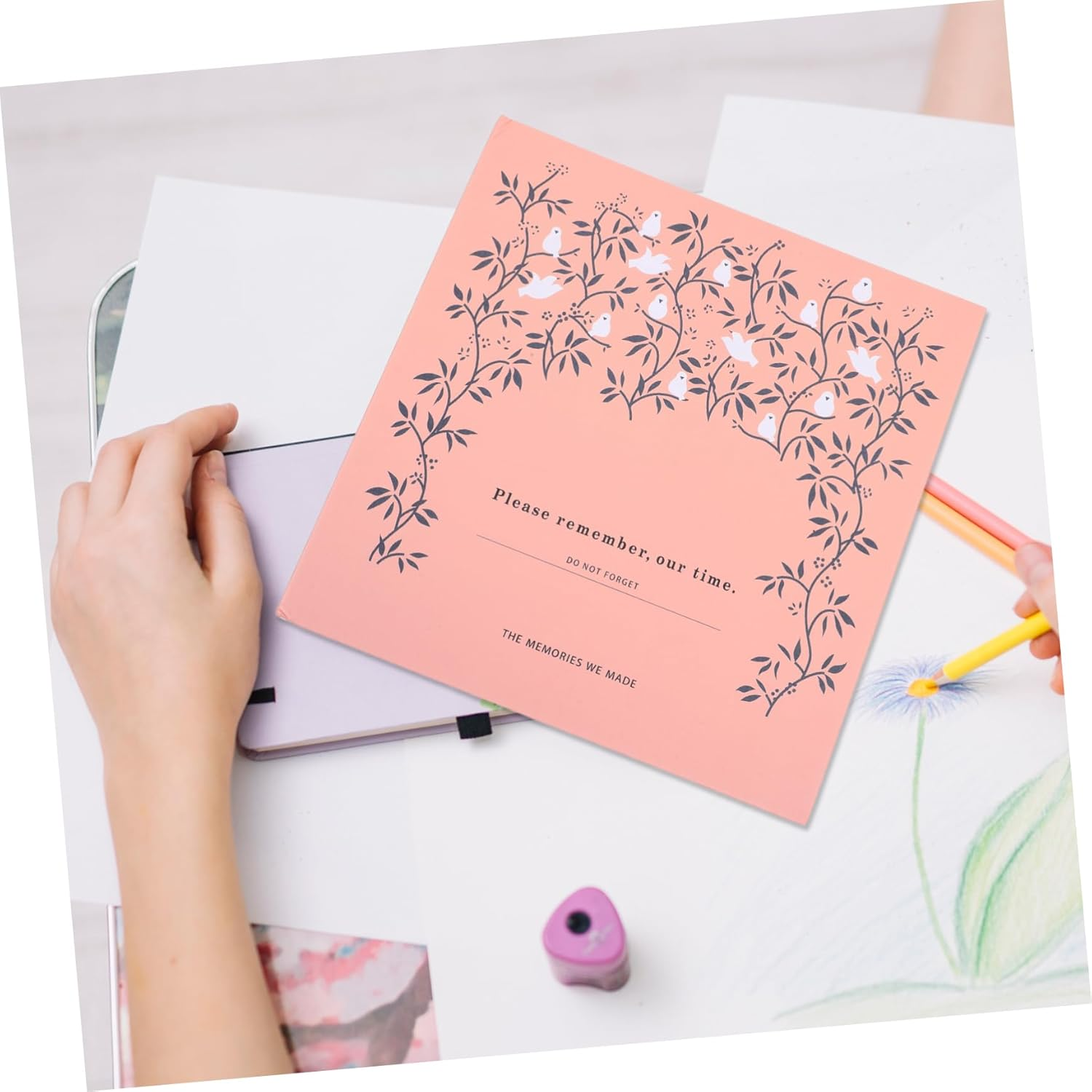 Loose Leaf Plant Album for Dried Flowers Multifunctional Pressed Flower Storage Book with Removable Pages for DIY Decoration and Organizing Plant Specimens image number 2