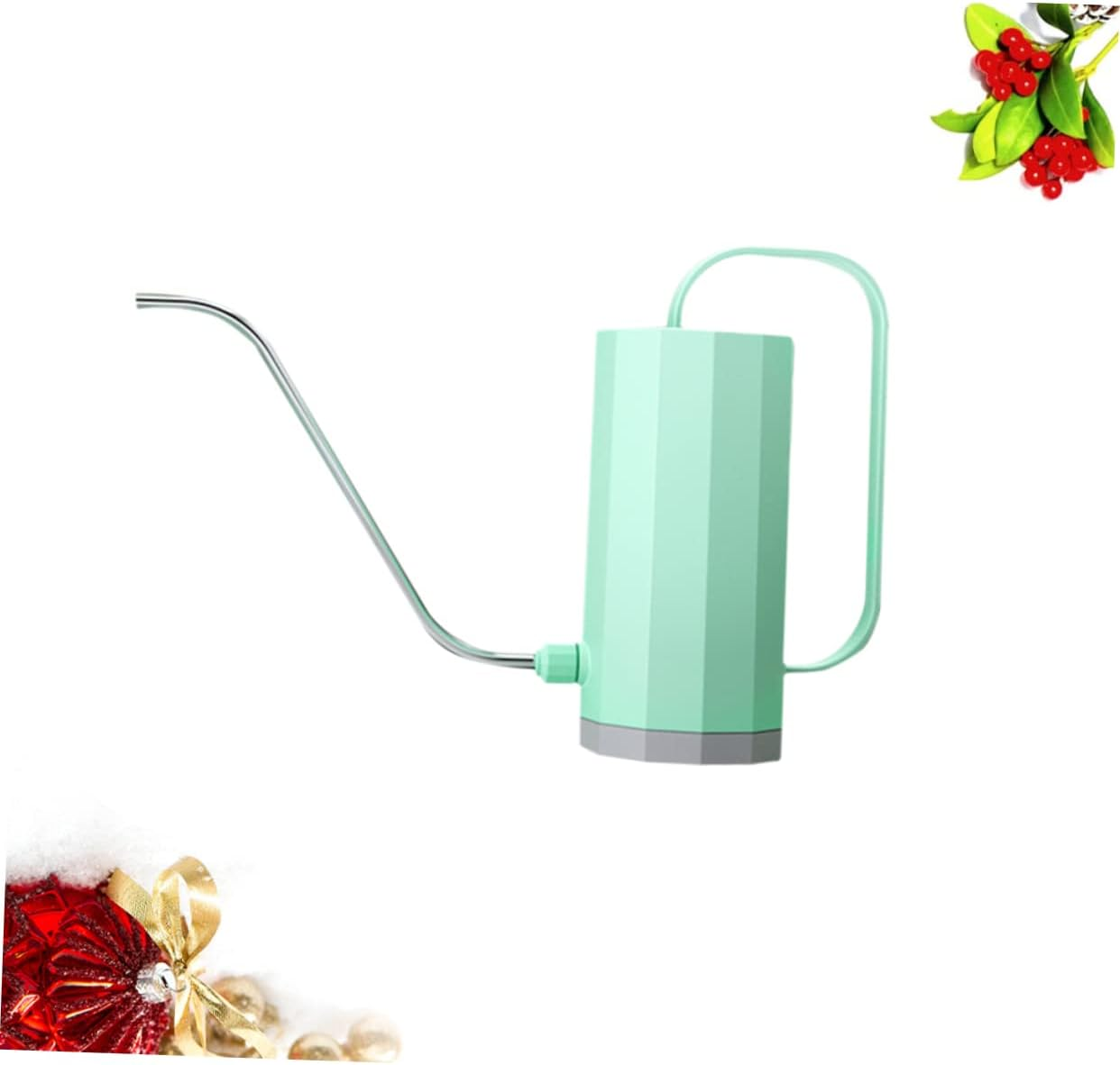 Cabilock Plastic Watering Kettle Long Mouth for Succulent Gardening Tool Portable Watering Can for Indoor Plant Care - White image number 5