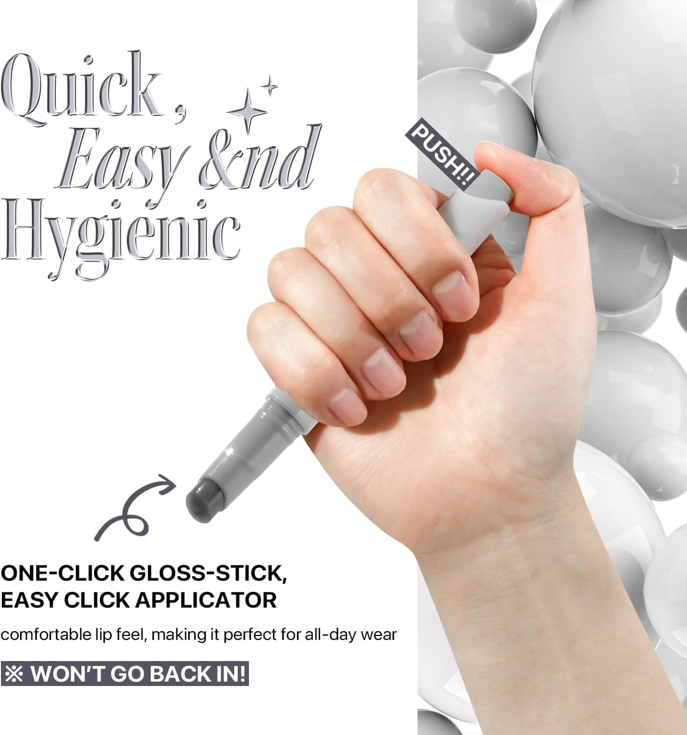 Nature Republic HONEY MELTING LIP 11-12 PLUMPING (12 See-Through Gray) image number 4