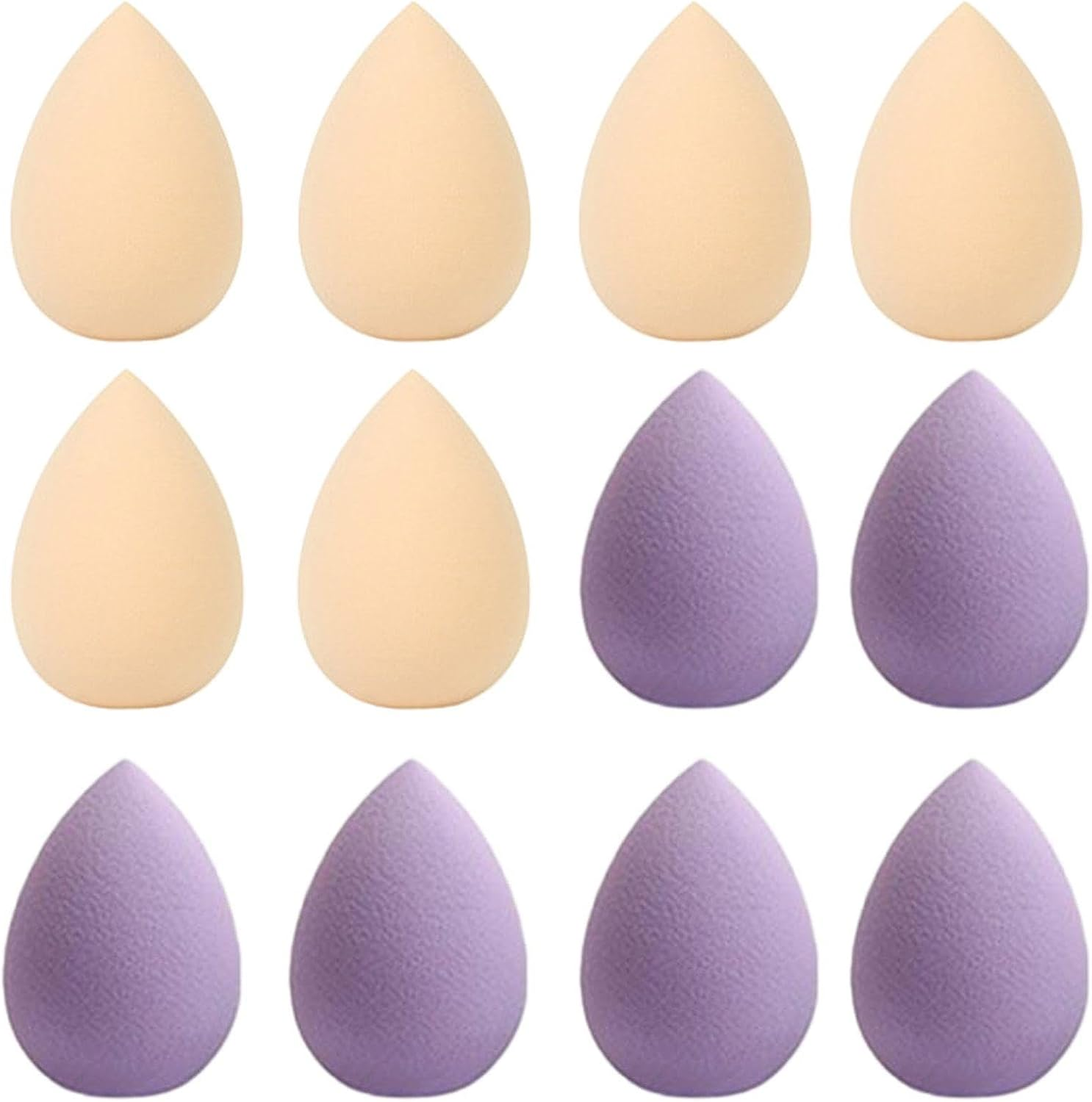 12Pcs Mini Makeup Puffs Soft Sponge Puffs Girls Cosmetics Suitable for Eyeshadow Foundation Loose Powder image number 1