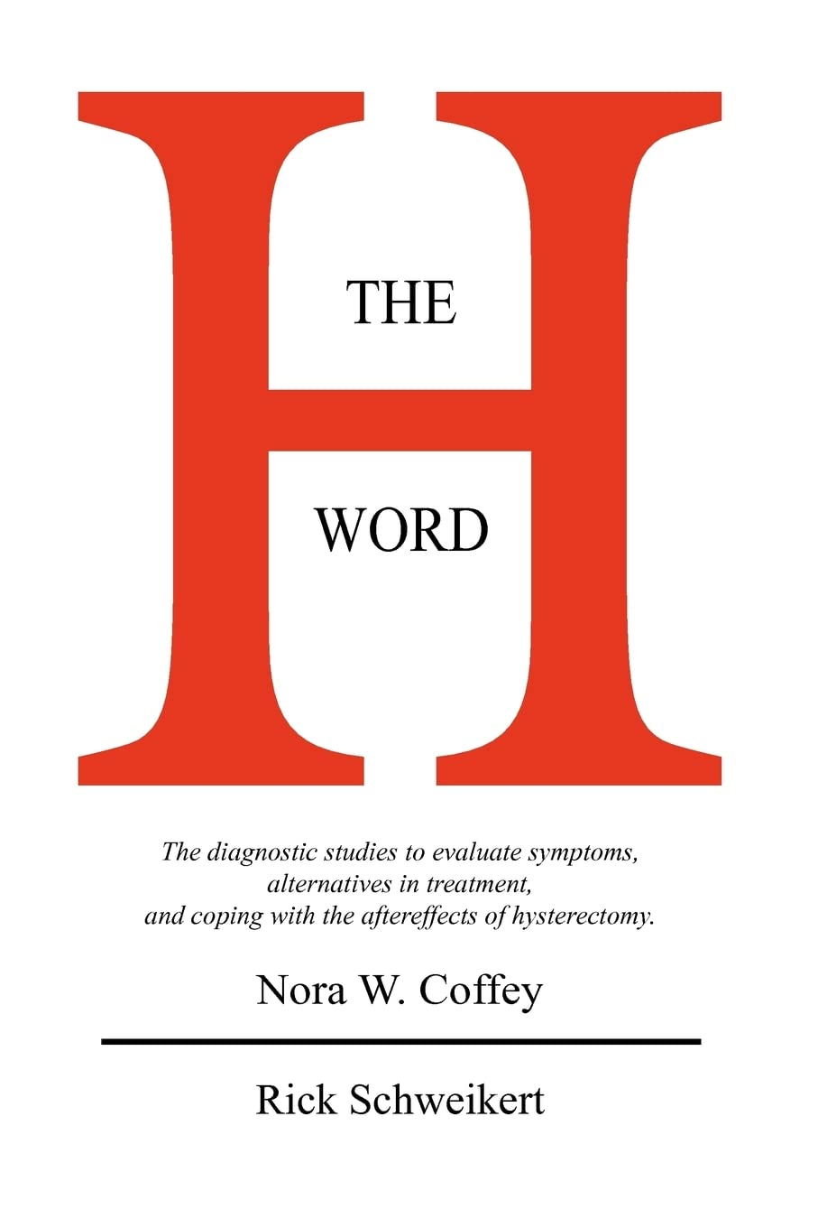 The H Word: the Diagnostic Studies to Evaluate Symptoms, Alternatives in Treatment, and Coping with the Aftereffects of Hysterectomy.