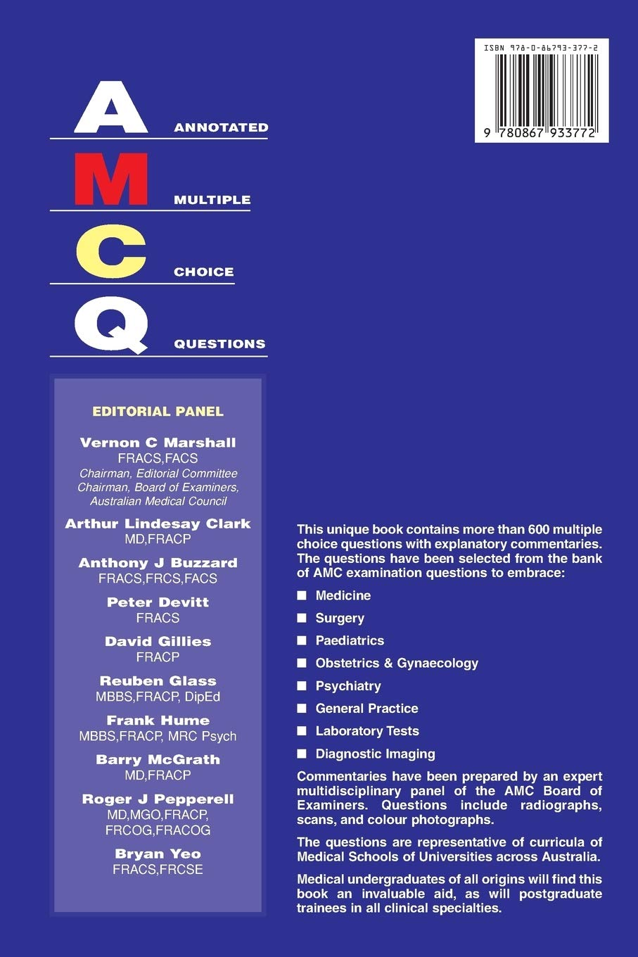 Annotated Multiple Choice Questions: Australian Medical Council image number 1