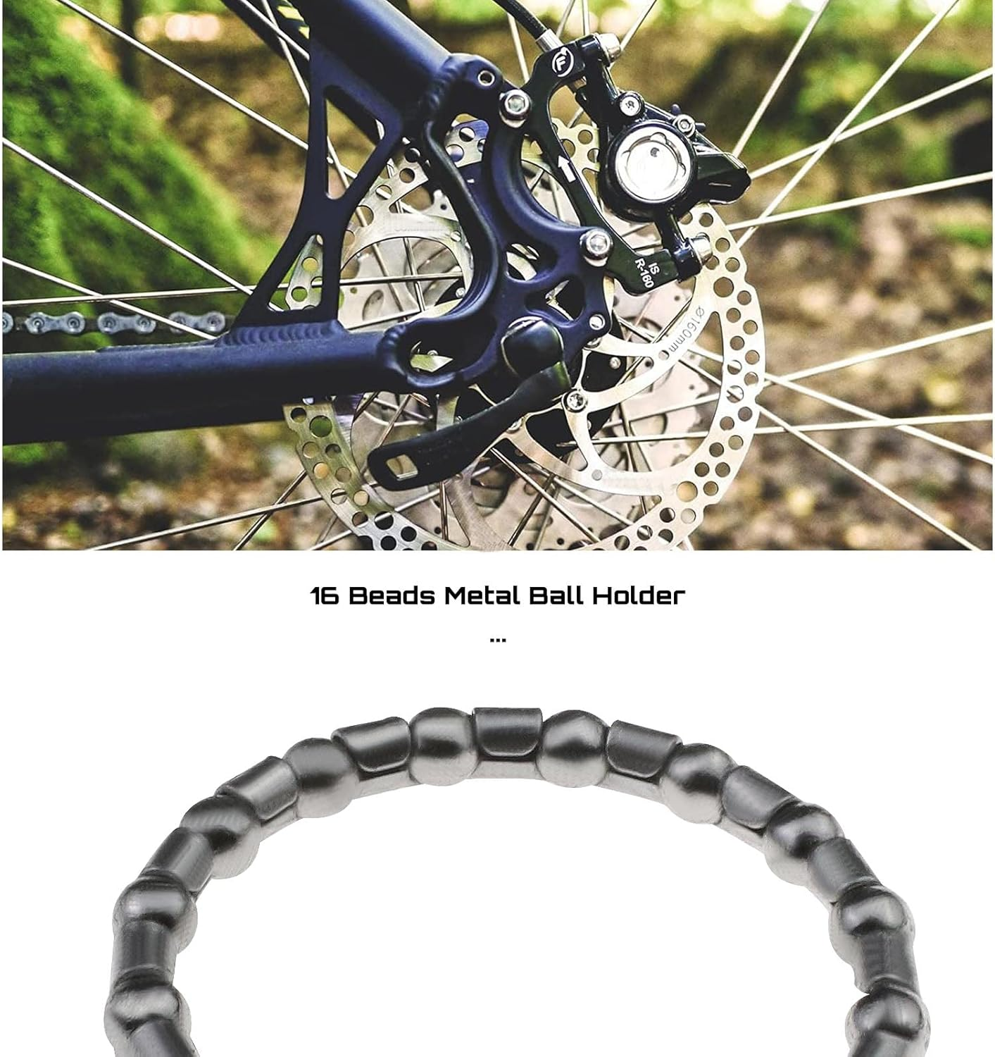 SING F LTD 10Pcs Bicycle Ball Bearing 1 1/8 Cycling Headset Bearing with 16 Balls Steering Bearings for MTB Bike Road Bike Crank Bottom Bracket Replacement Parts image number 3