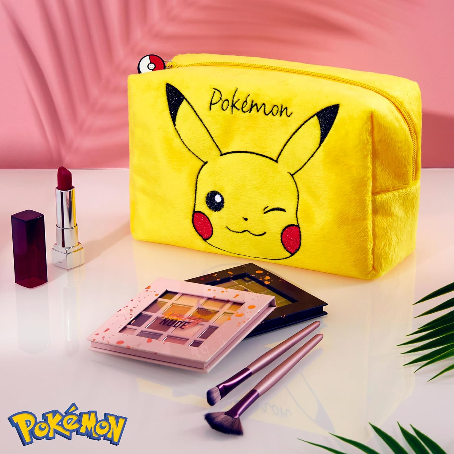 Pokemon Makeup Bag for Women Men and Kids Pikachu Cosmetic Bag Travel Wash Bag Holiday Accessories - Gifts for Women image number 2