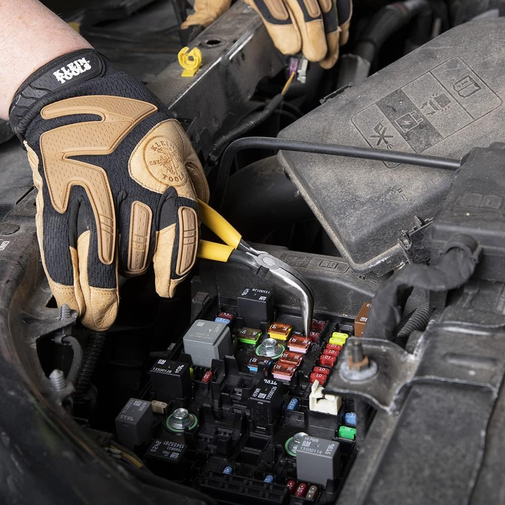 Klein Tools A-D302-6 Curved Long-Nose Pliers, 6-1/4-Inch image number 6