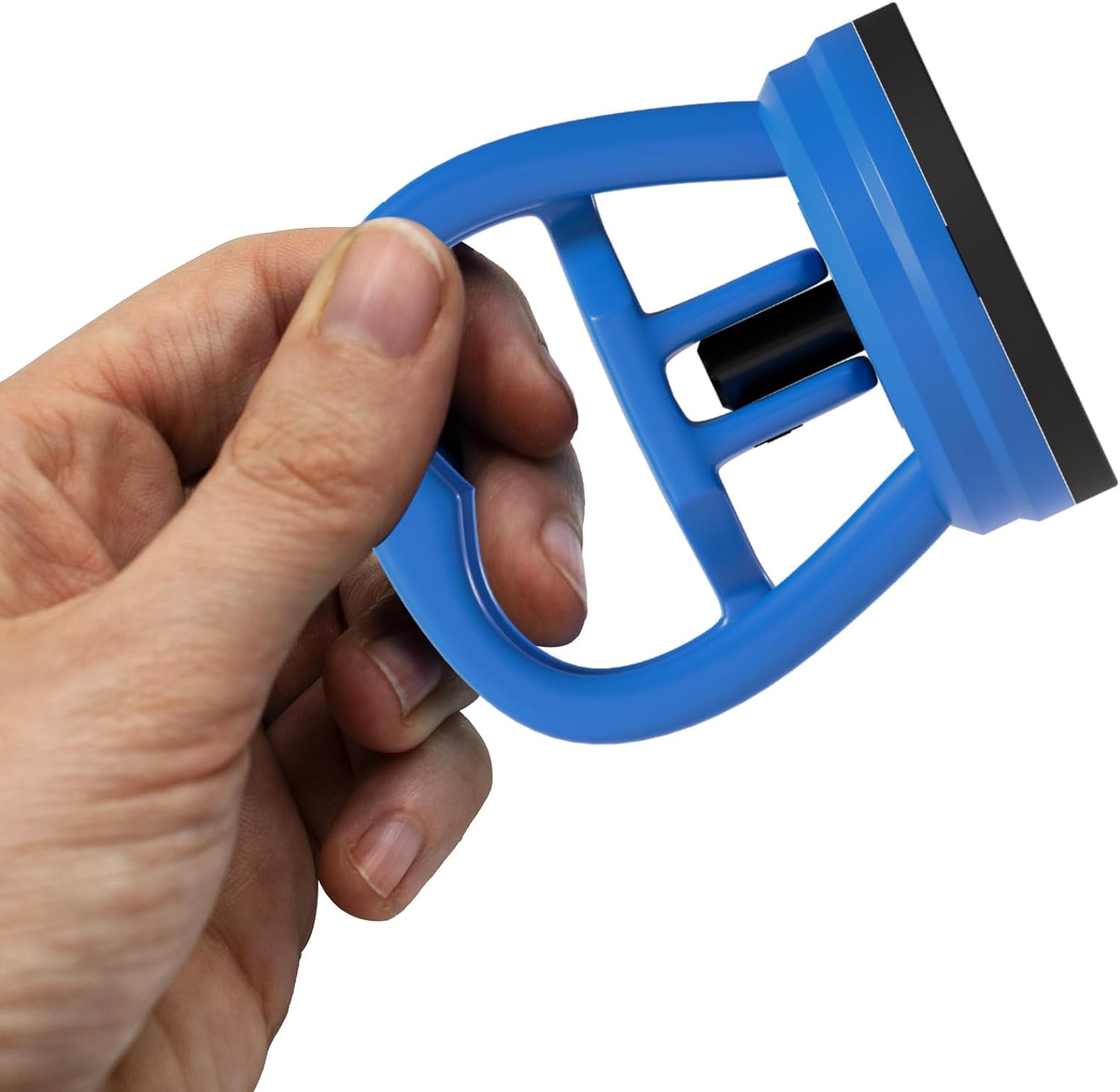 MMOBIEL Suction Cups 2 Pieces - Glass Lifter, Dent Puller and Opening Tool for Electronic Devices up to 22 Lb &ndash; Heavy Duty Vacuum Lifter &ndash; Vacuum Cup - Small Suction Cups &ndash; Blue image number 1