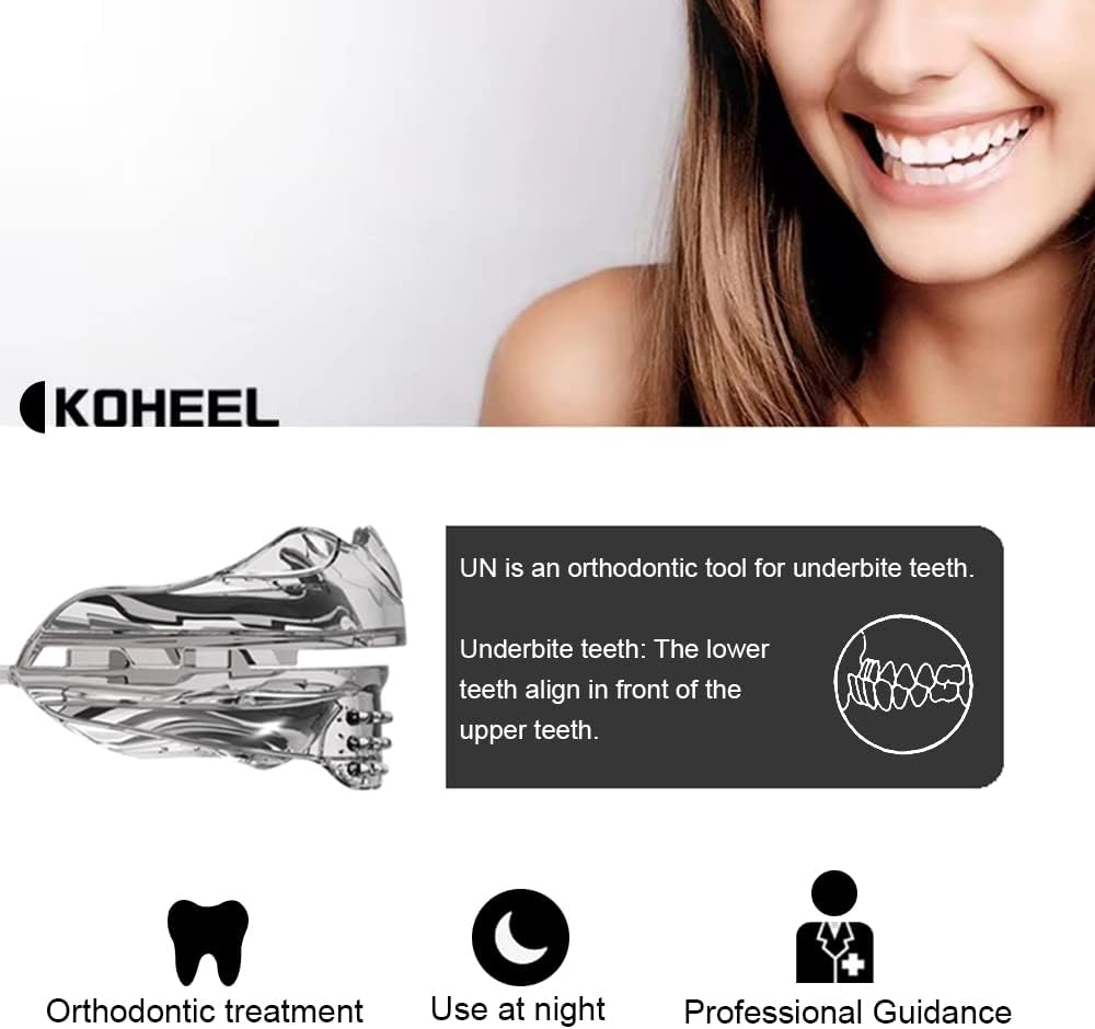 KOHEEL UN Teeth Braces for Underbite and Open Bite, Bring You a Confident Smile (1 Pack) image number 2