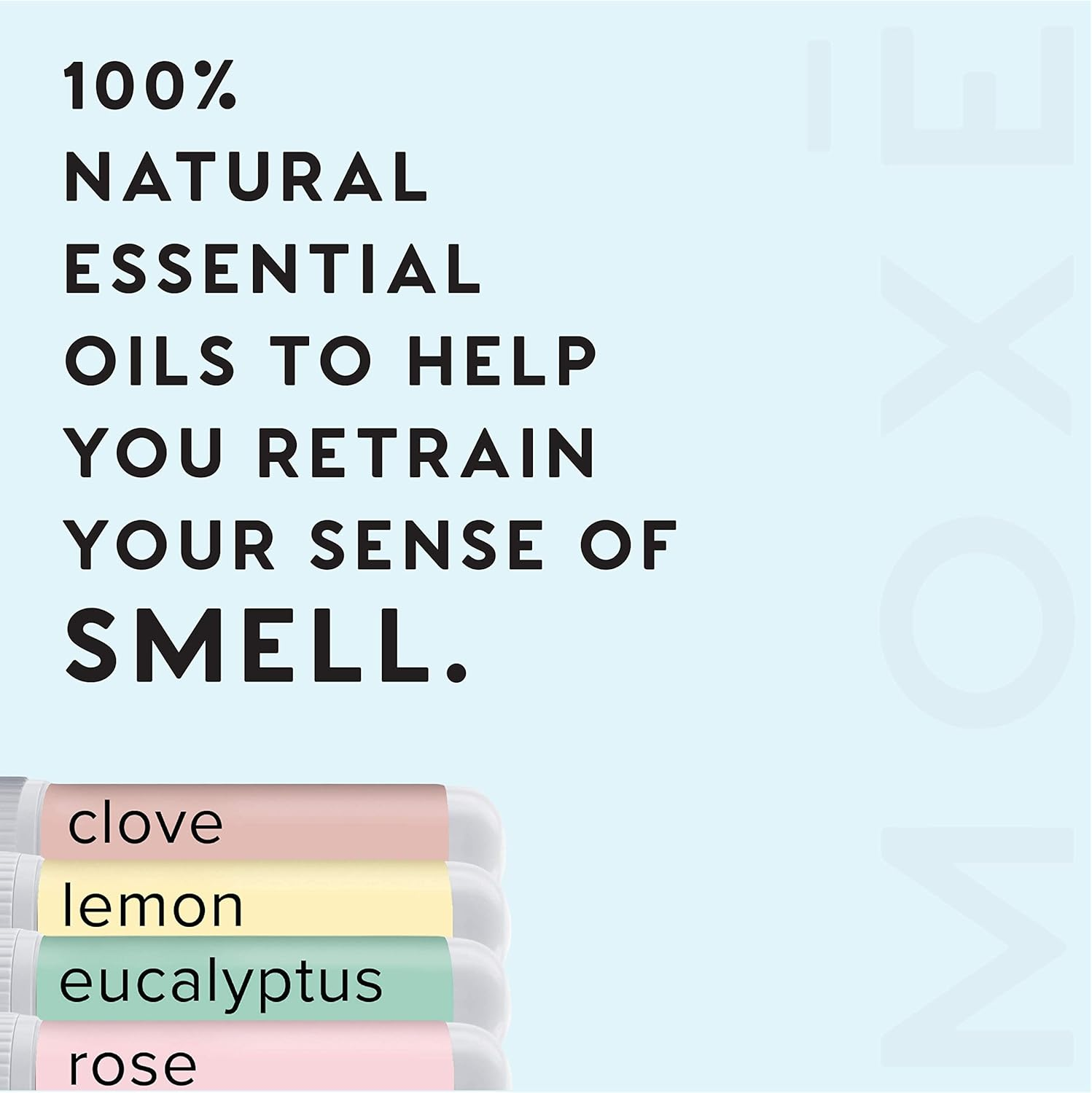 MOXĒ Smell Training Kit, 4 Essential Oils, Olfactory Regeneration, Helps Restore Sense of Smell, Natural Therapy for Smell Loss, Lemon, Rose, Clove, Eucalyptus, Guidebook, Personal Log image number 2