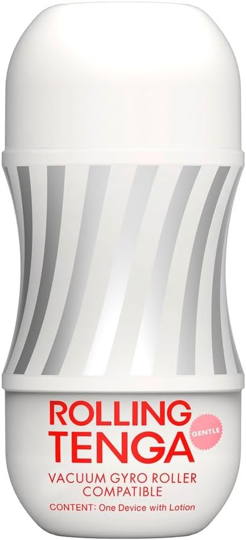 Tenga Rolling Gyro Roller Gentle Cup Soft Male Masturbator, White image number 1