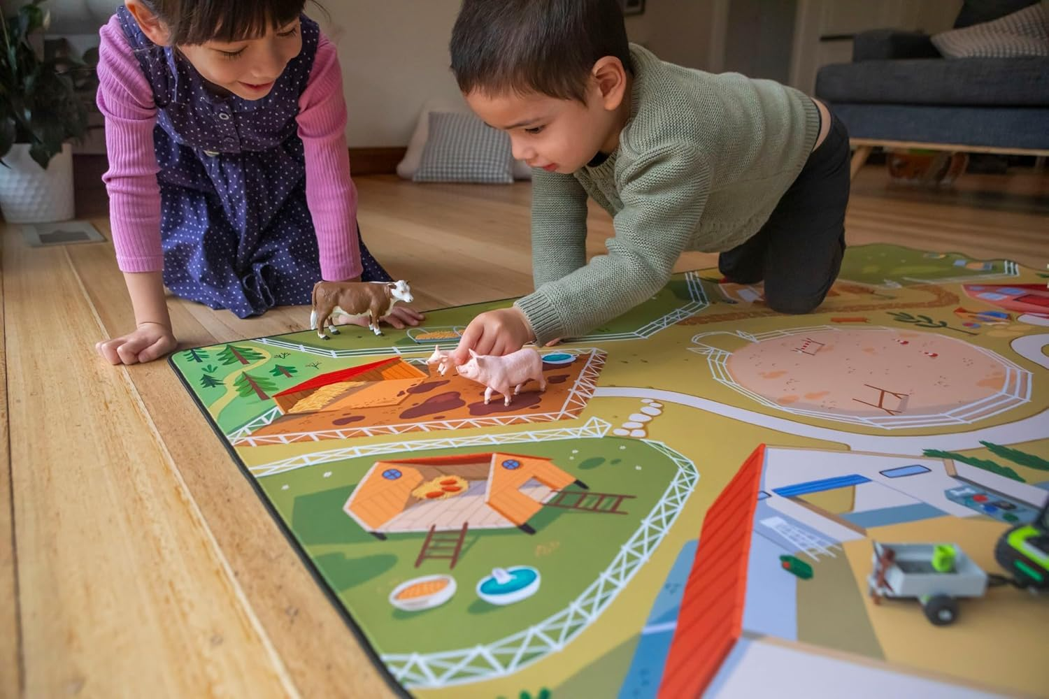 Habitat Mat the Farmer Farm Play Mat, 1.5 M X 0.9 M Size image number 4