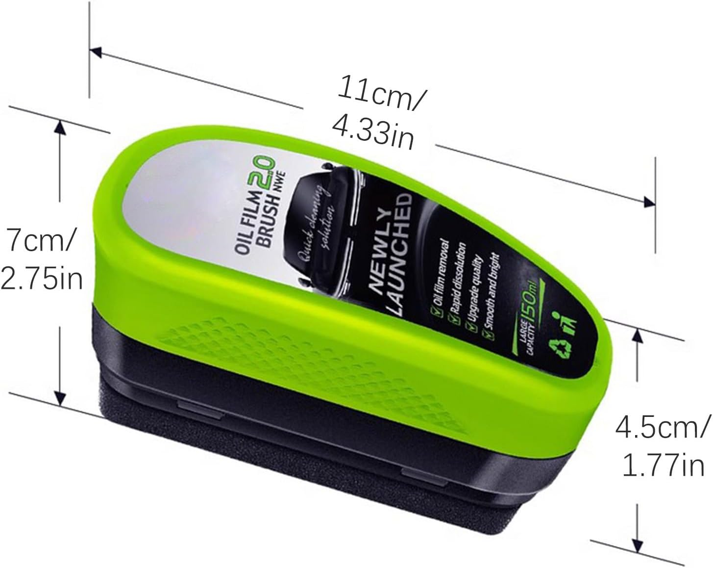 Clear Vision Windscreen Cleaner, Clear Vision Glass Cleaner, Windscreen Washer Fluid， Car Windshield, Prevents Rain and Fog Cleaning Glass Brush for Car image number 6