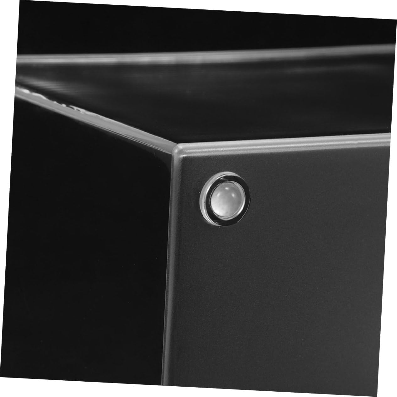 DECHOUS 2Pcs Mini Desktop Fish Aquarium Tank Clear Plastic Small Fish Tank with Open Top Design Portable for Home Office Space Saving Reusable Aquarium for Turtles and Aquatic Pets image number 3