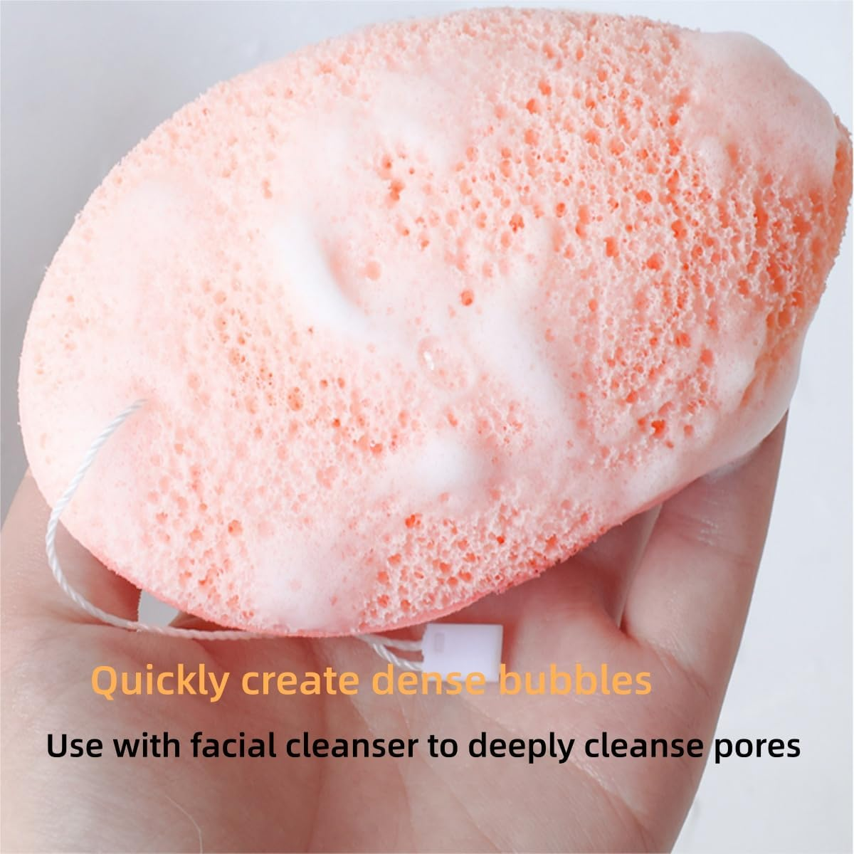 Kastetards 6 PCS Konjac Bathing Sponges, Face Sponges for Deep Pore Cleansing,Blackheads & Dead Skin Remover, Daily Face Cleansing Tool,Colorful Reusable Makeup Remover Exfoliating image number 2