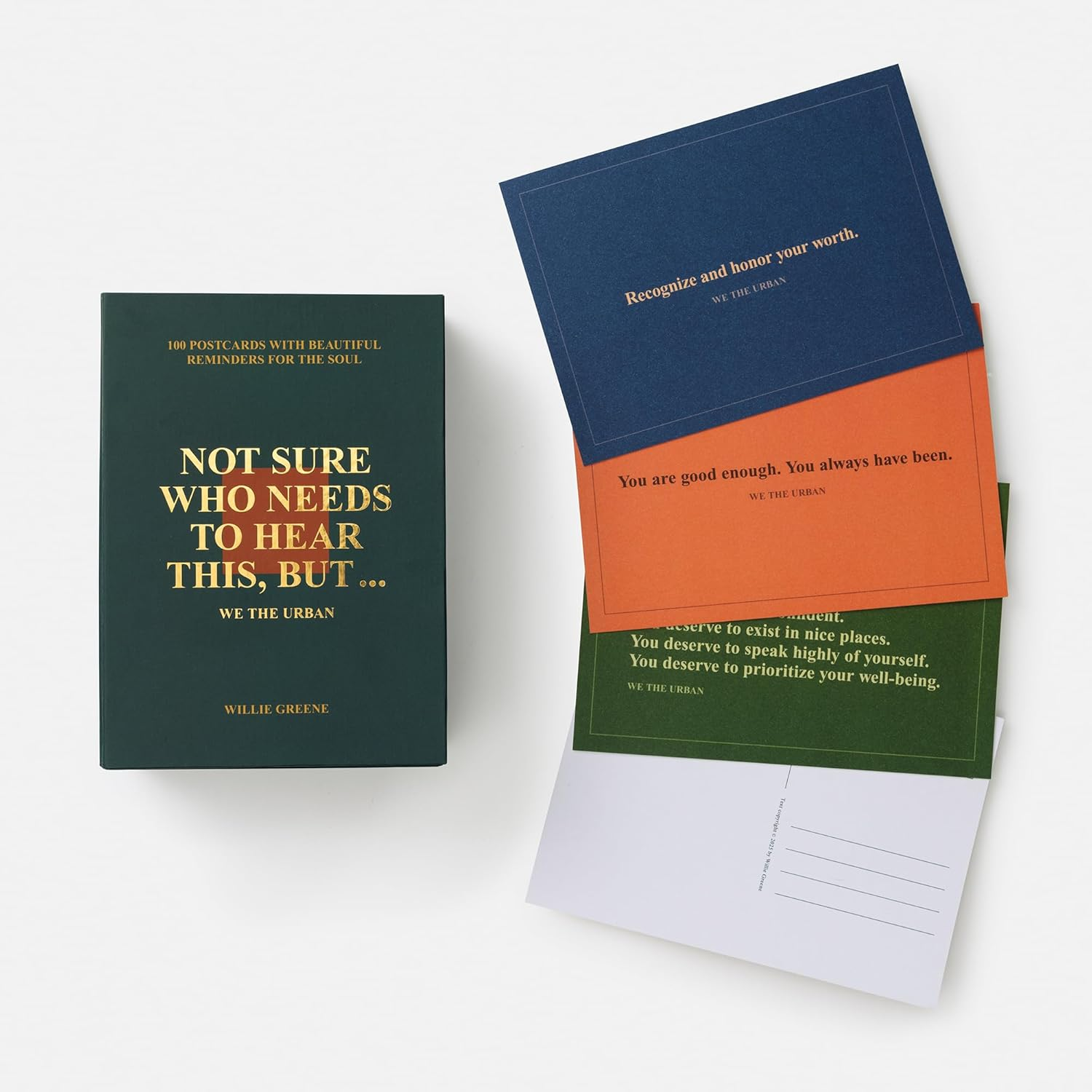 Not Sure Who Needs to Hear This, but . . . : WE the URBAN: 100 Postcards with Beautiful Reminders for the Soul image number 1