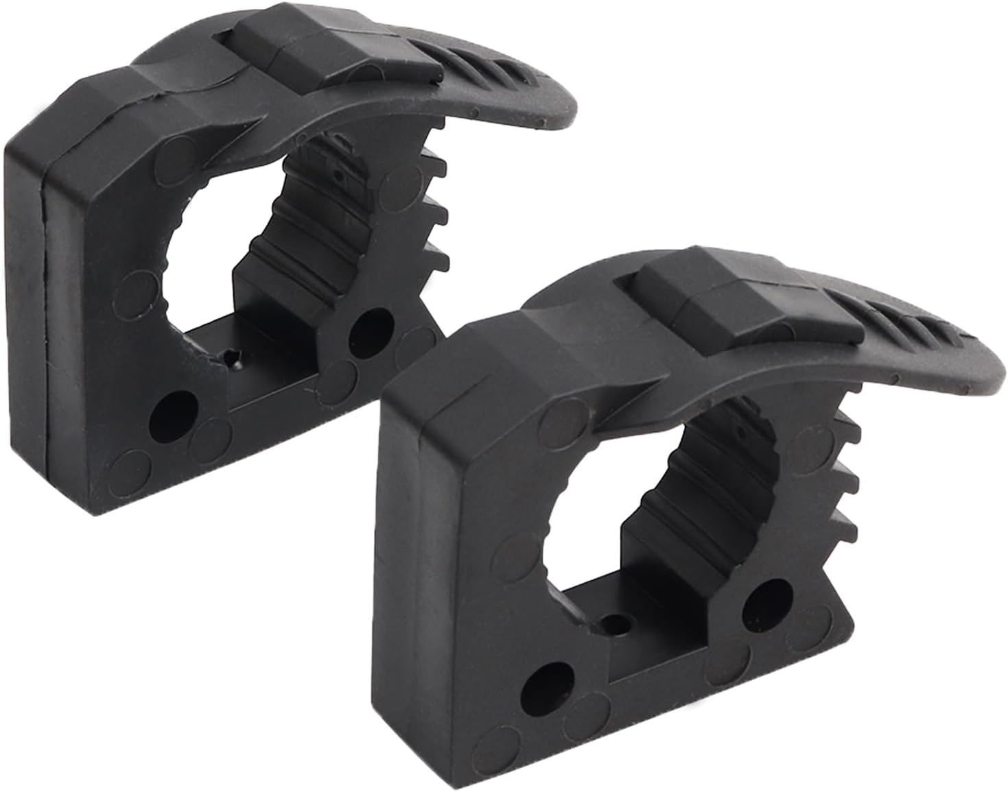 Pikioraz 2PCS Quick-Release Clamp Mount, Rubber Clamp Grip for 1-1/7'' - 1-3/7'' Diameter Tools and Equipment Used on Off-Road Vehicle, UTV, ATV, Van, Trucks, Boat, Train