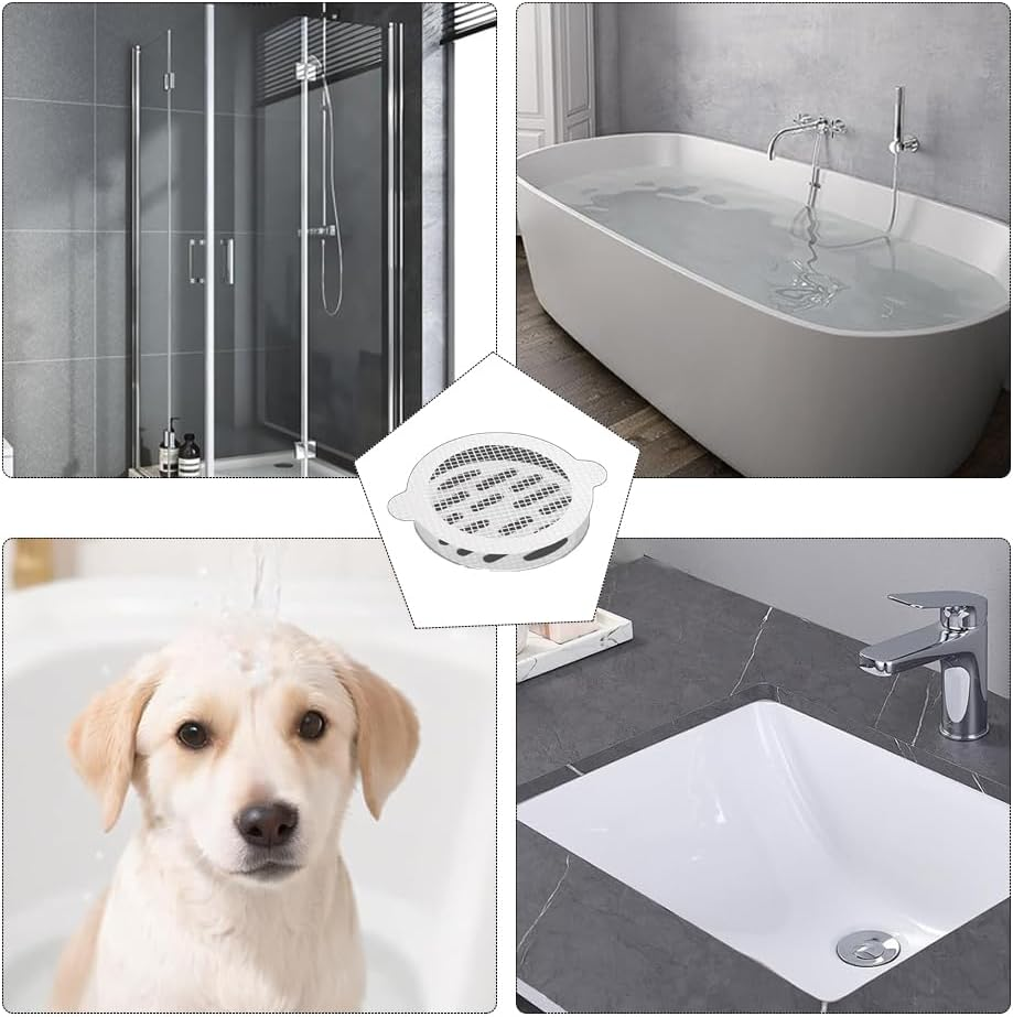 Shower Drain Hair Catcher, Kitchen Sink Drain Strainer, Bathtub Hair Catcher for Drain, Disposable Shower Drain Hair Catcher, Sink Stopper, Bathtub Accessories, Bathroom Necessities (11Cm) image number 2