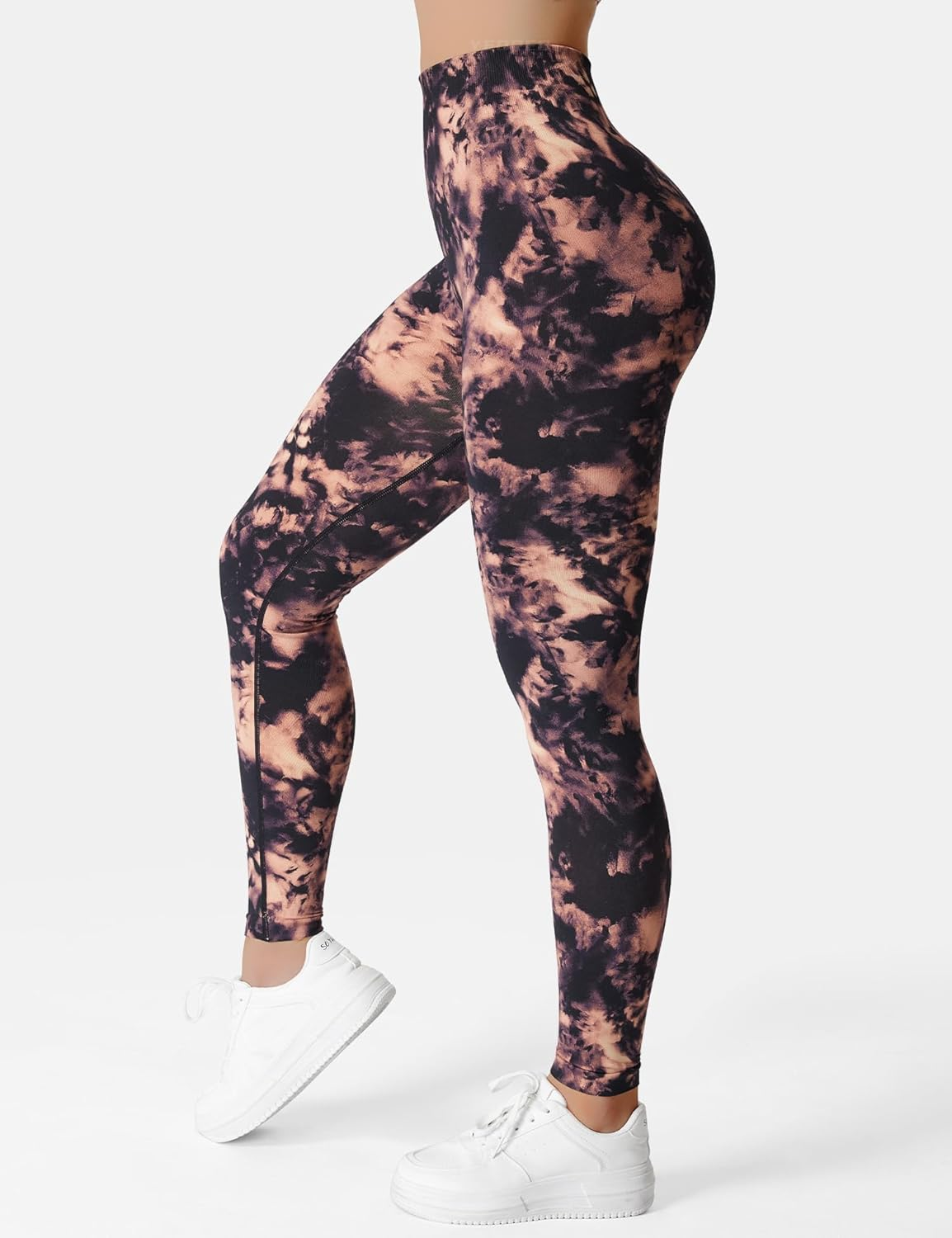 YEOREO Workout Leggings for Women Jada Leggings Scrunch Butt Lifting Leggings Seamless Screen Print Gym Yoga Pants image number 5