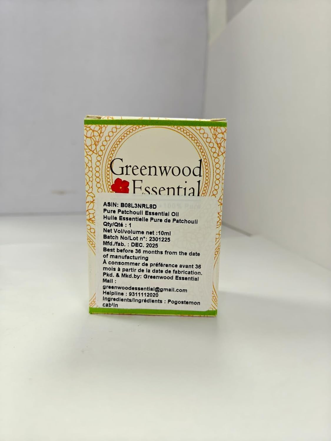 Greenwood Essential Pure Patchouli Essential Oil (Pogostemon Cablin) with Glass Dropper Steam Distilled for Personal Care 30Ml (1Oz) image number 6