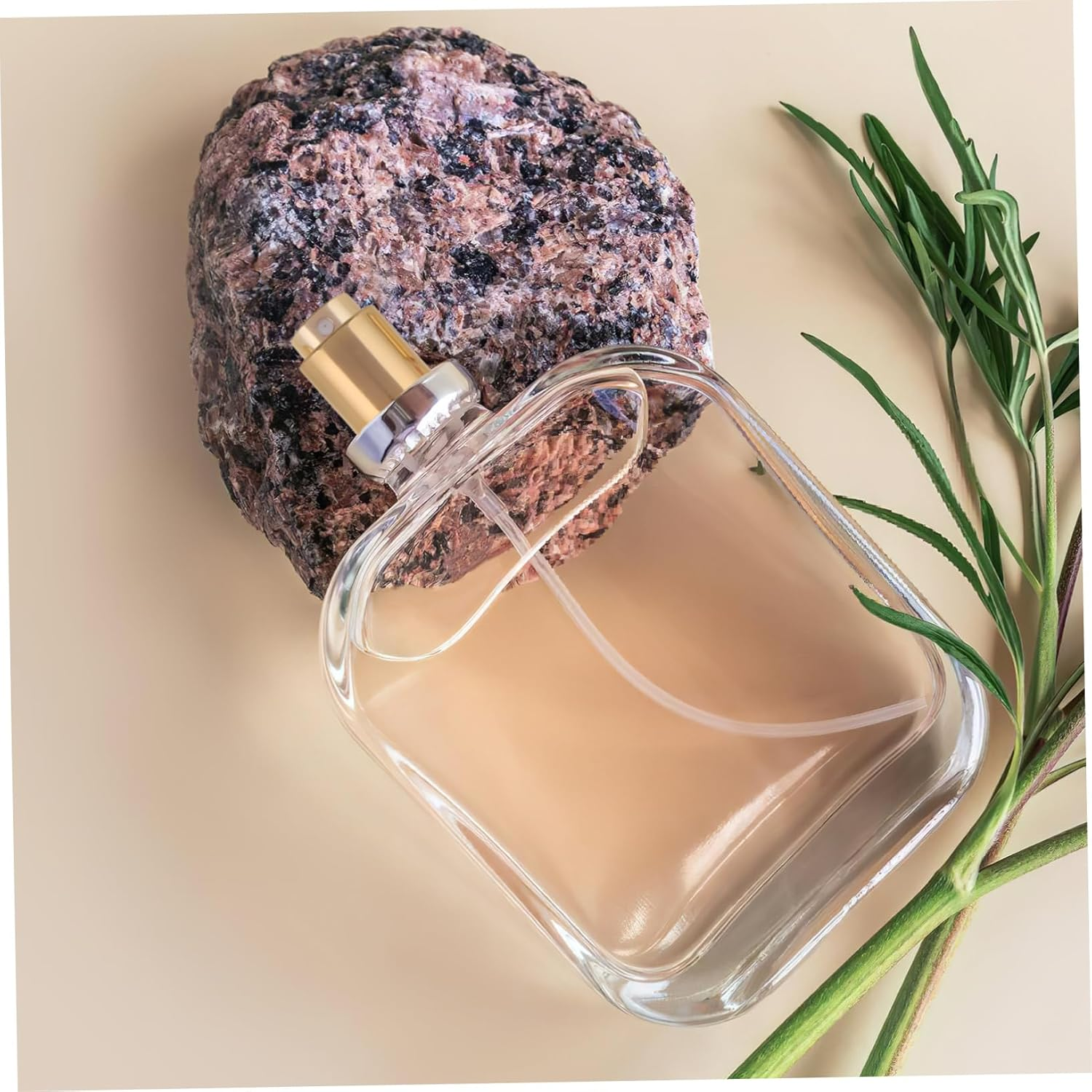 ADOCARN 10Pcs Perfume Bottle Spray Nozzle Pump Replacement Gold Plastic Press Pump Heads 13Mm Compatible Diy Perfume Bottles for Travel and Home Use image number 3