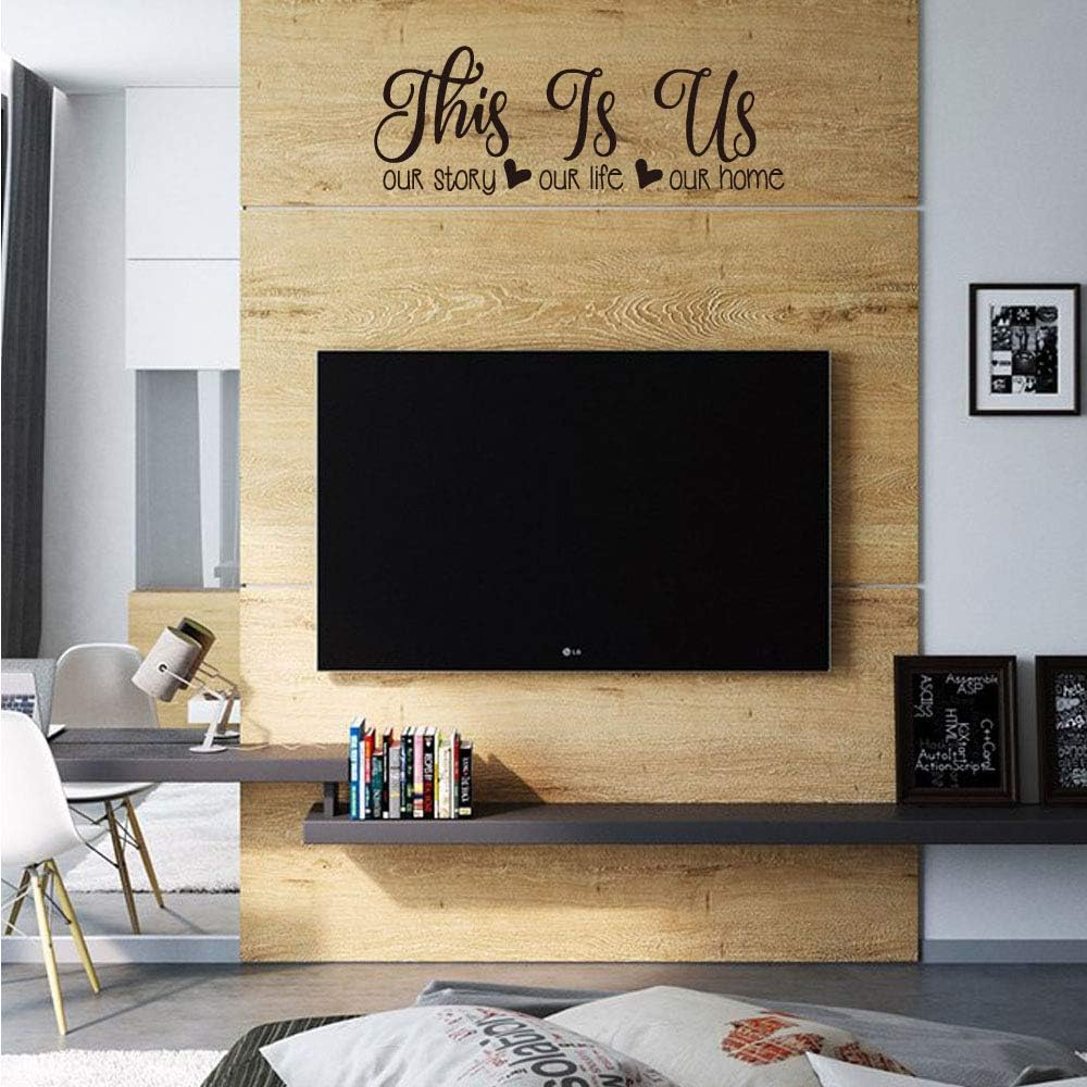 This Is Us Our Story Our Life Our Home Family Wall Decal Love Quote Vinyl Wall Lettering Home D&eacute;cor