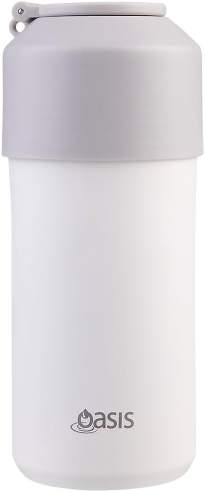 Oasis Stainless Steel Double Wall Insulated Adjustable Wine Cooler - Linen image number 2