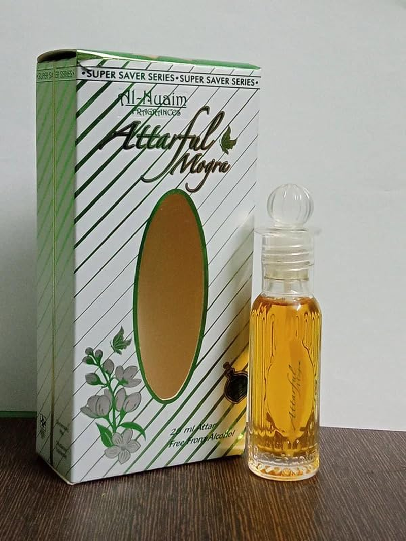 Generic Attarful Mogra Attar, 25Ml, Alcohol-Free