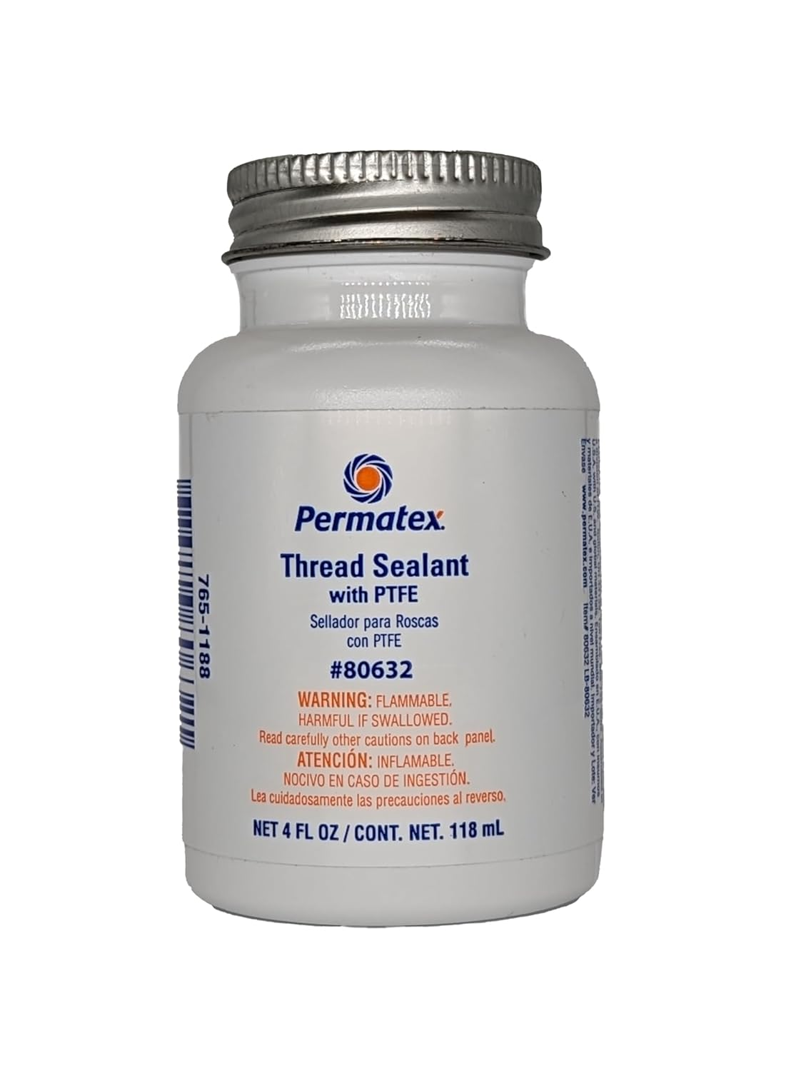 Permatex 80632 Thread Sealant with PTFE, 4 Oz. image number 3