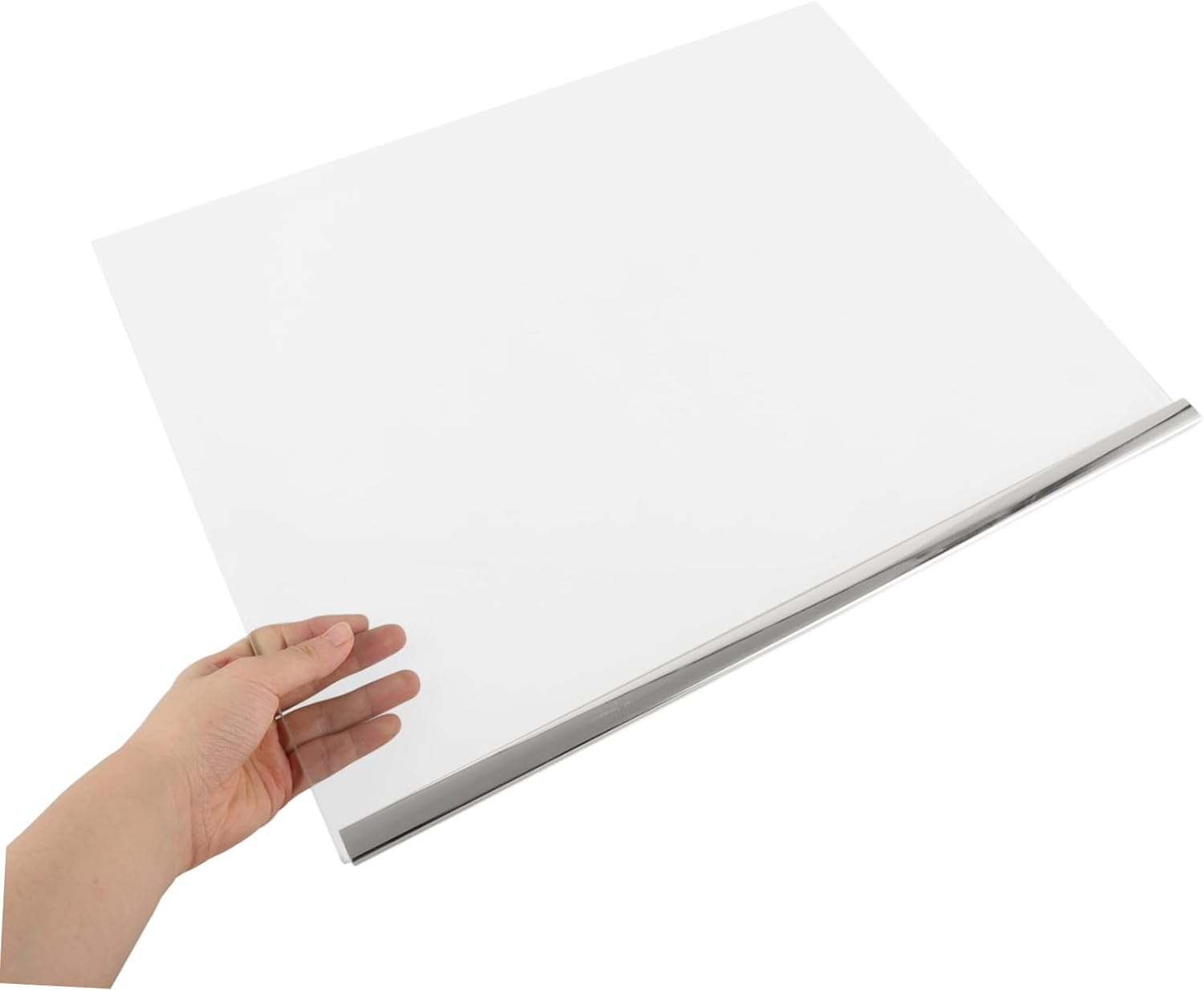 SHINEOFI Household Glass Fridge Shelf Insert Tempered Glass Divider for Organized Storage Easy Install Kitchen Accessory Fits Refrigerators Fridge Crisper Shelf image number 3