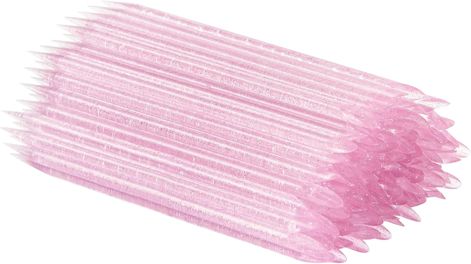 Vaincre 100 PCS Disposable Nail Stick Cuticle Pusher Bulk, Double Sided Cleaning Cuticle Stick, Manicure and Pedicure Tool (Black)