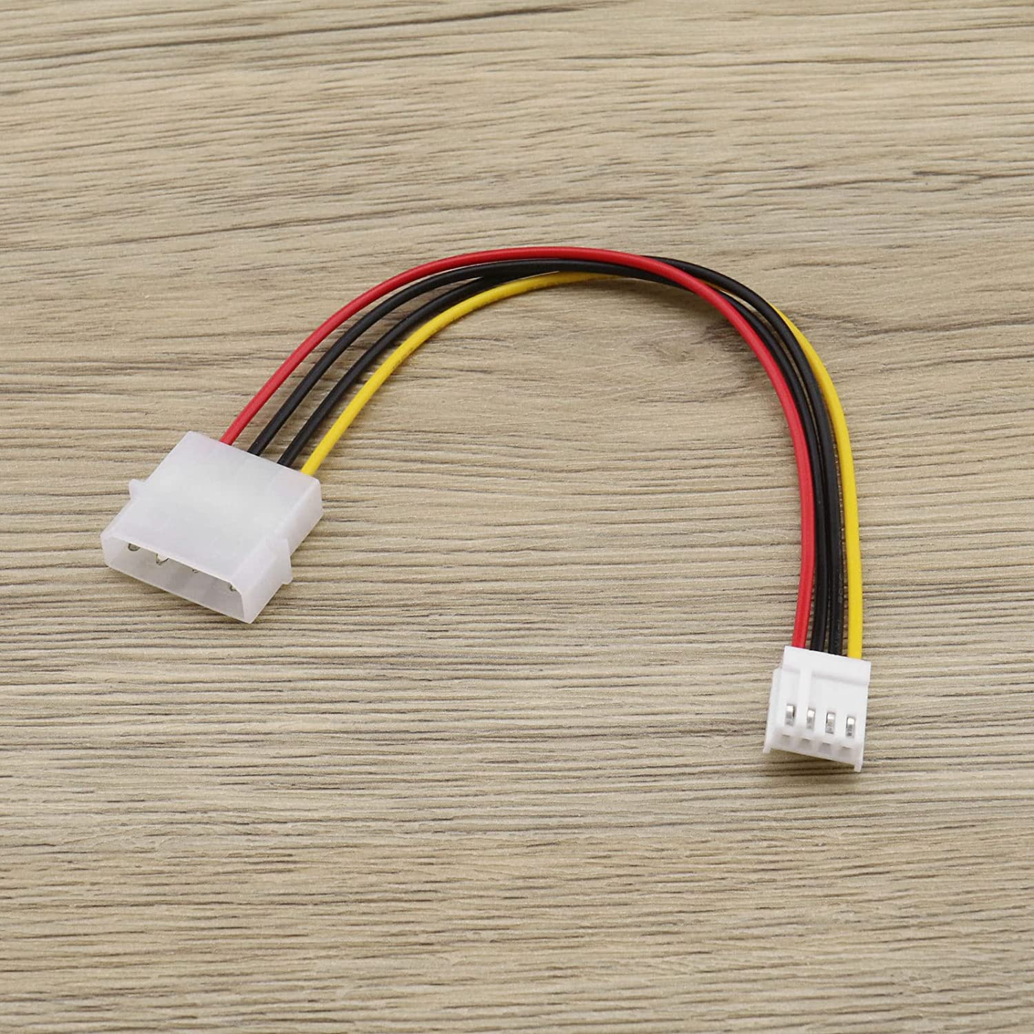 SING F LTD 5Pcs Molex 4 Pin to Floppy 4 Pin Power Cable PC Computer Connector Power Extension Cable Lead Adapter Joiner Coupler 20Cm image number 3