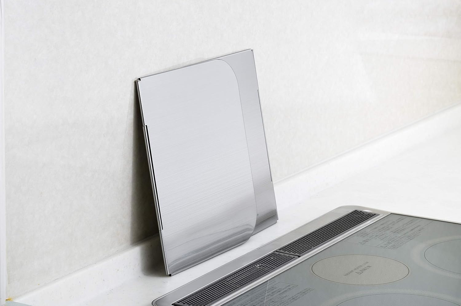 Yoshikawa SP1255 Stove Guard (Single Bite) Made in Japan, All Stainless Steel, Gift Wrapping Specifications