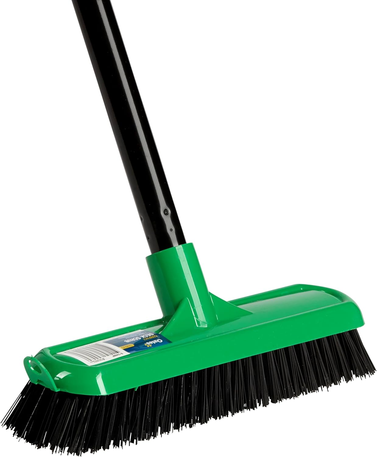 Oates Compact Deck Scrub Brush | Pack of 1 | for Tough Outdoor Scrubbing Tasks | Durable, Weather-Resistant Handle | Long, Powder-Coated Handle | Compact for Easy Storage | image number 3