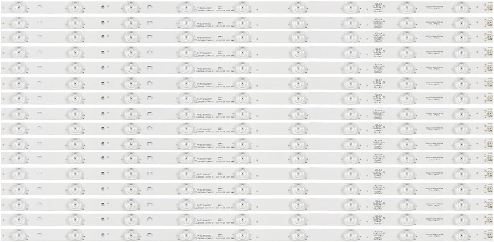 ALMVIS 16Pc/Set LED Backlight Strip LED65D09-ZC14AG-01 LS65AL88A72 G65Y-T F65N 30365009207 LSC650FN05-W LS65AL88A71 LED65D09-03 04 LED TV Light