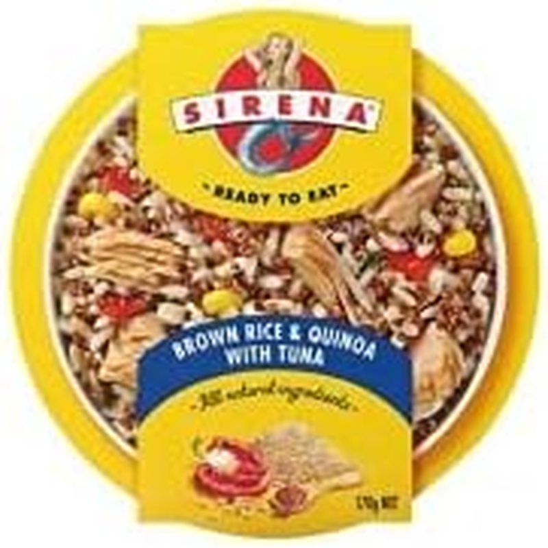 Sirena Brown Rice and Quinoa with Tuna 12 X 170 G