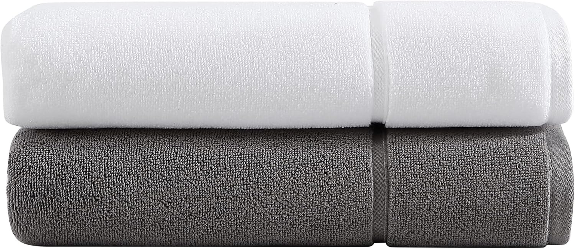 Vera Wang - Bath Towels Set, Luxury Cotton Bathroom Set, Plush & Super Absorbent (Modern Lux Grey, 6 Piece) image number 6