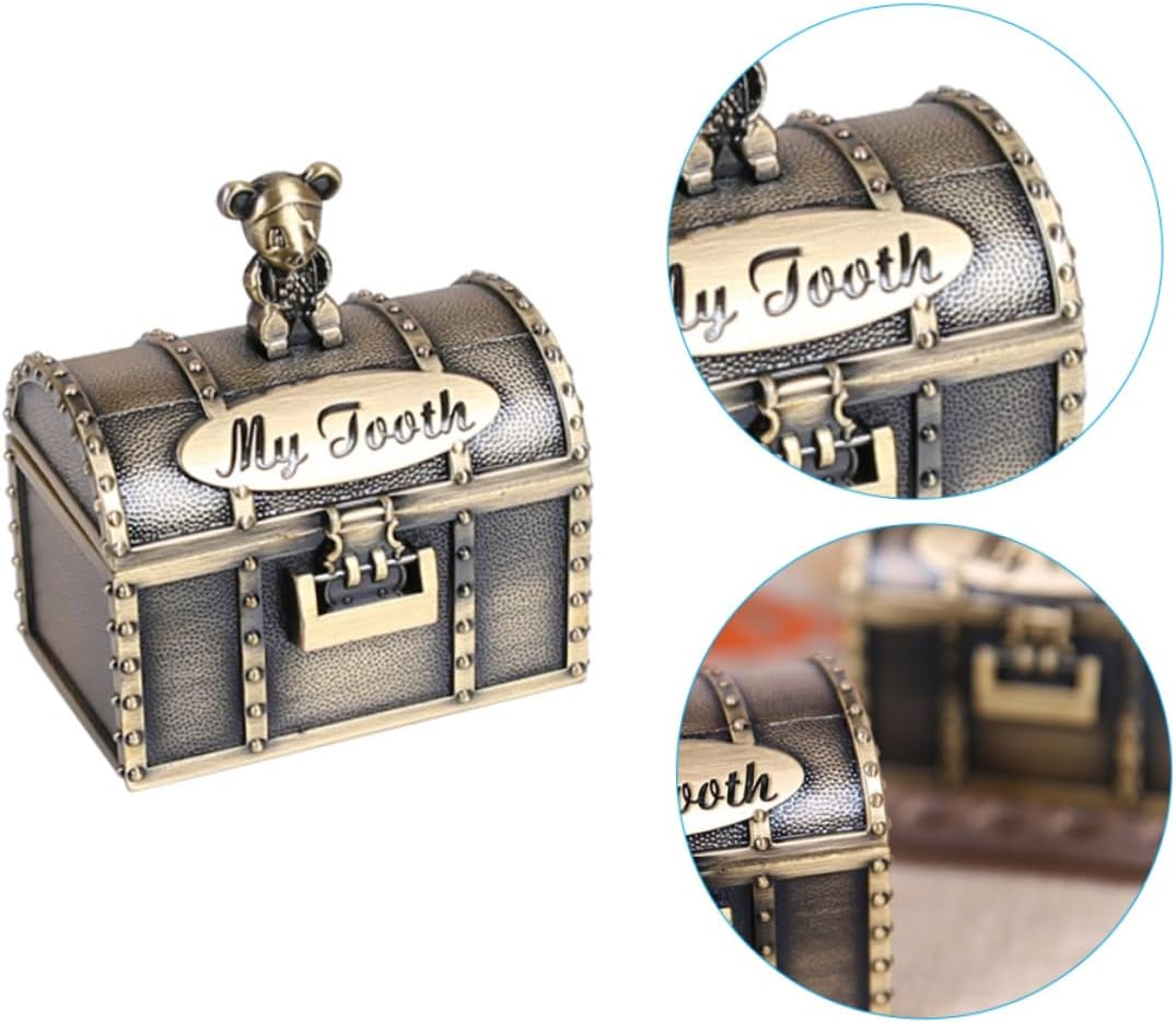 2Pcs Keepsake Box Fetal Hair Tooth Storage Boxes Safe for Boys and Girls for Birthdays image number 6