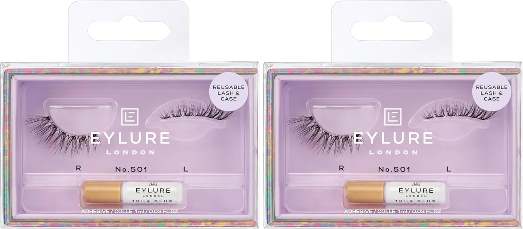 Eylure Limited Edition No.501 False Eye Lash Case (Pack of 2) image number 3