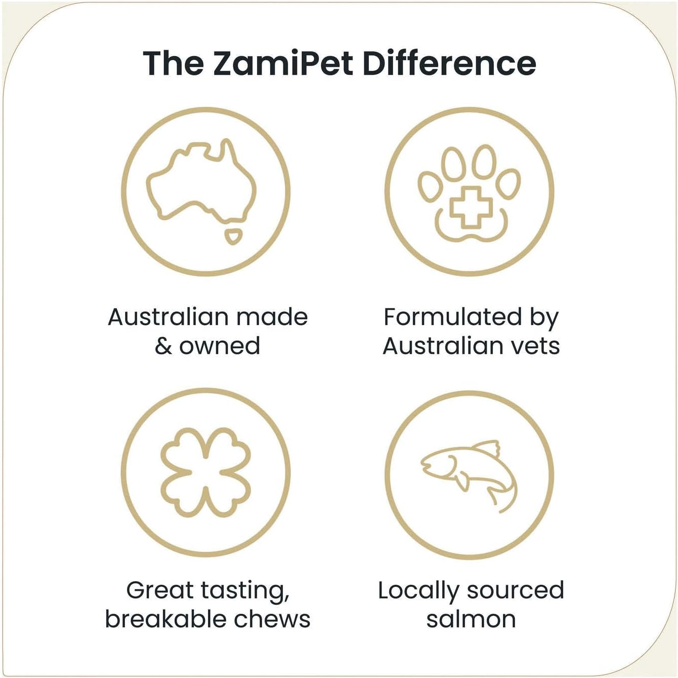 Zamipet Skin, Coat & Nails 60 Chews for Dogs 300 G image number 2