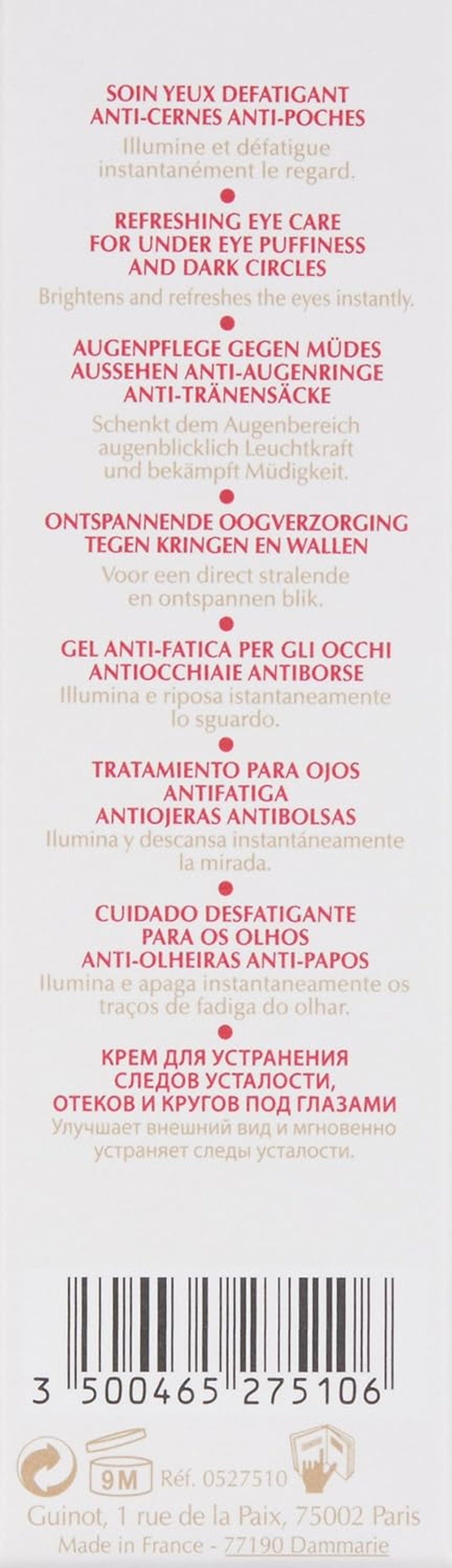 Guinot Eye Fresh Cream 15Ml/0.49Oz image number 2