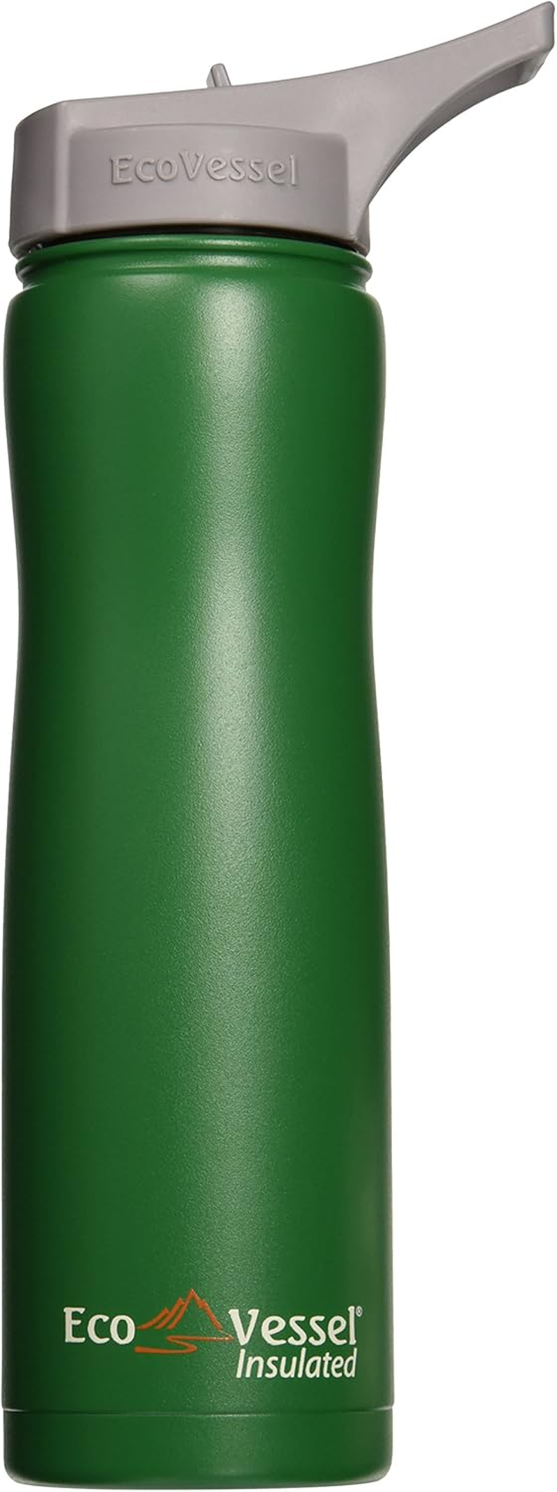 Ecovessel Summit Trimax Triple Insulated Stainless Steel Water Bottle with Flip Straw - 24 Ounces