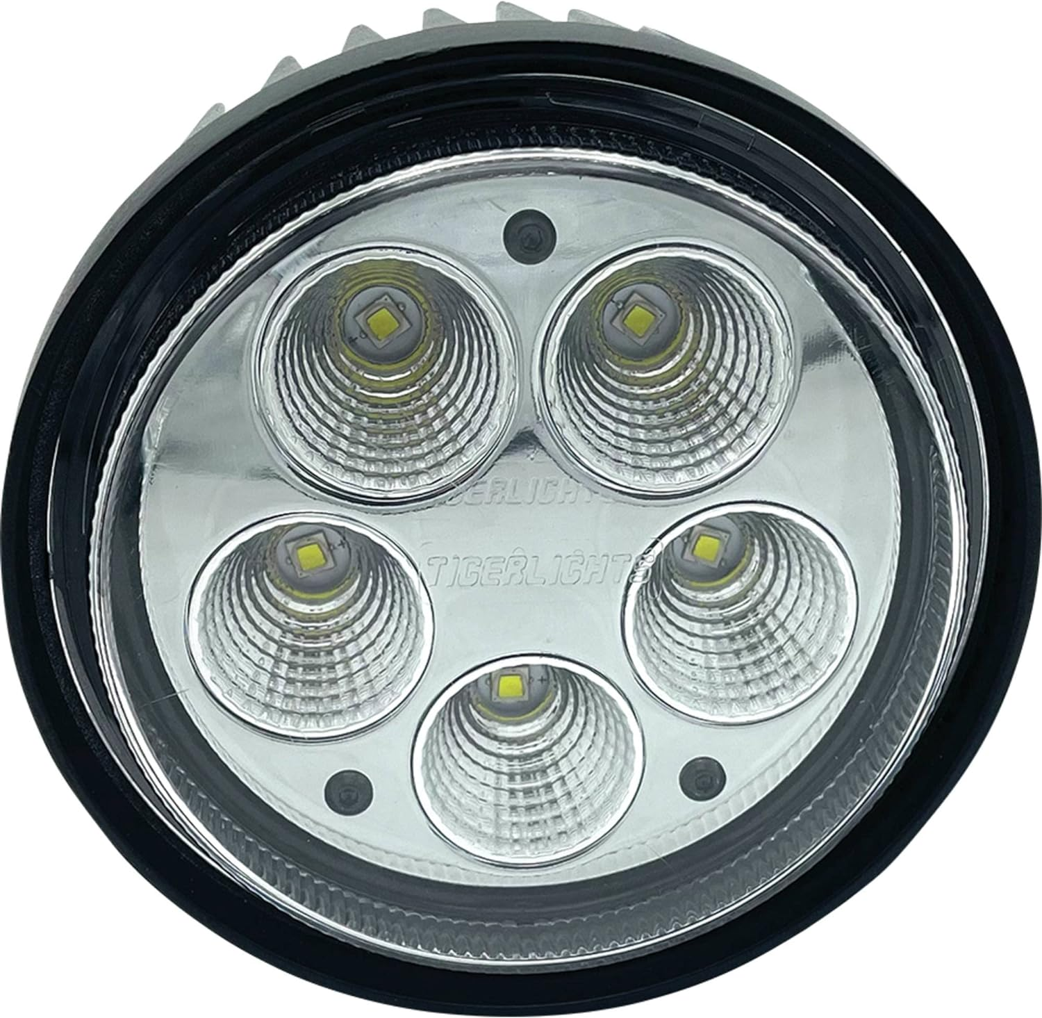TIGERLIGHTS TL8620 12V LED Large round Headlight Compatible With/Replacement for John Deere 6105M, 6105R, 6110M, 6110R, 6115M, 6115R, 6120M, 6125M, 6130R AL206153 Flood Off-Road Light image number 4