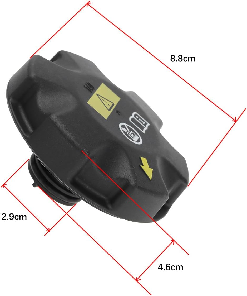 Create Idea Car Radiator Cap Car Radiator Kettle Cover 17117639020 17117521071 Compatible with BMW 1 2 3 4 5 6 7 Series Engine Automotive Radiator Expansion Cover image number 5