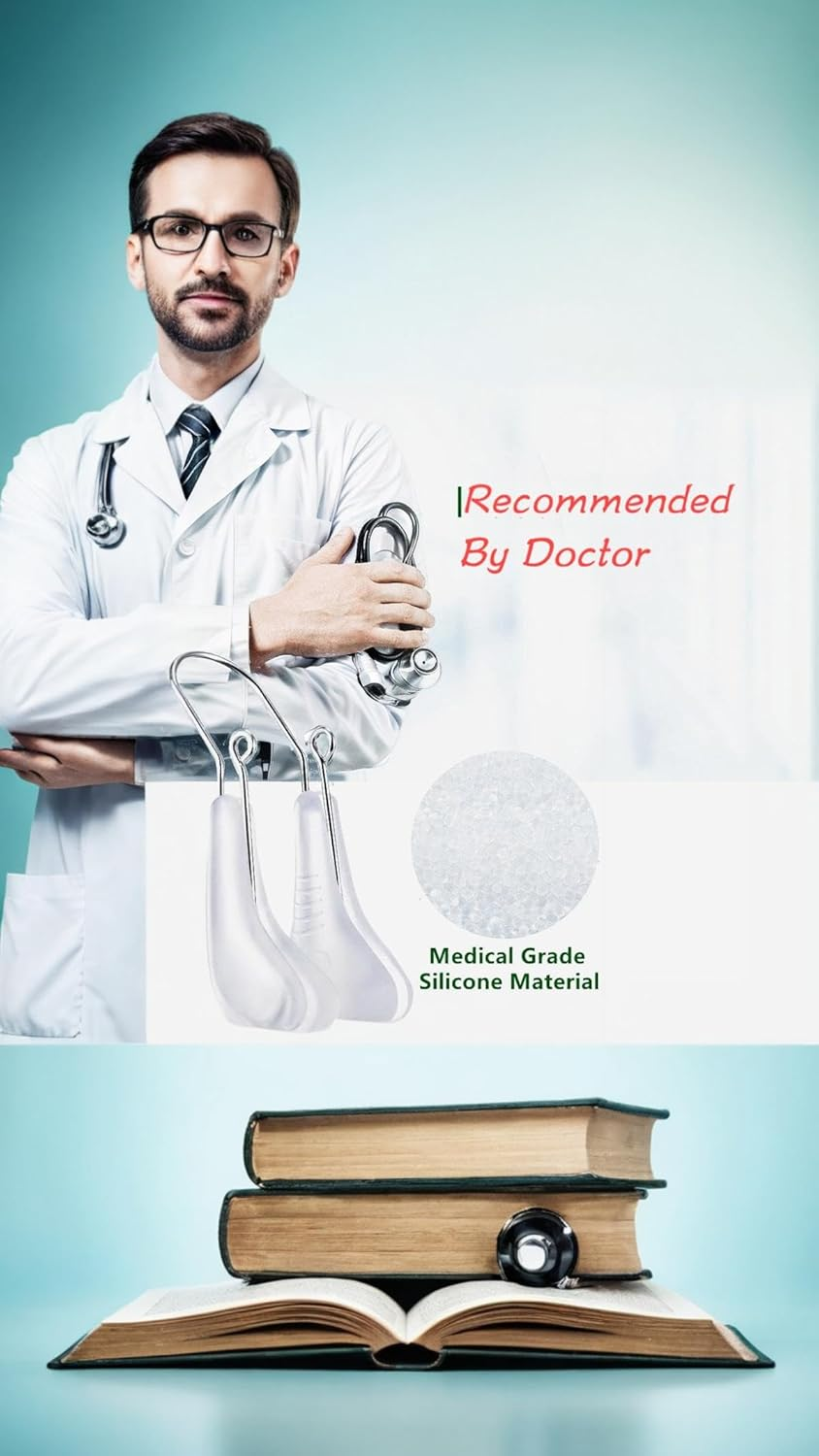 Nose Shaper Clip Nose Beauty up Lifting Tool Pain-Free Rhinoplasty Device Soft Safety Silicone Rhinoplasty Nose Bridge Straightener Corrector Slimming Device for Wide Crooked Nose Women and Men image number 5