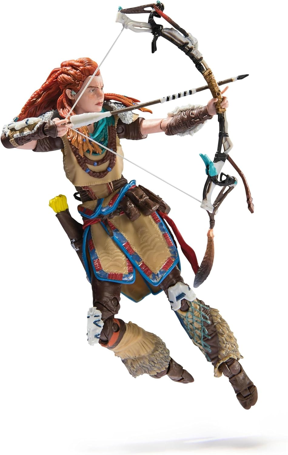 Playstation Horizon Forbidden West, Deluxe 15-Cm Aloy Action Figure with 15 Accessories, the Shapes Collection, for PS5 Fans & Collectors Aged 17+ image number 2