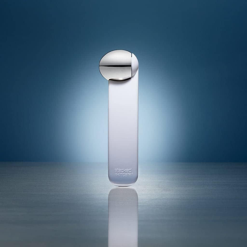 Stackedskincare Ice Roller & Face Massager | Aesthetician Developed Cooling Tool for under Eyes, Face, & Body - Calm Inflammation, Puffiness, Eye Bags image number 5